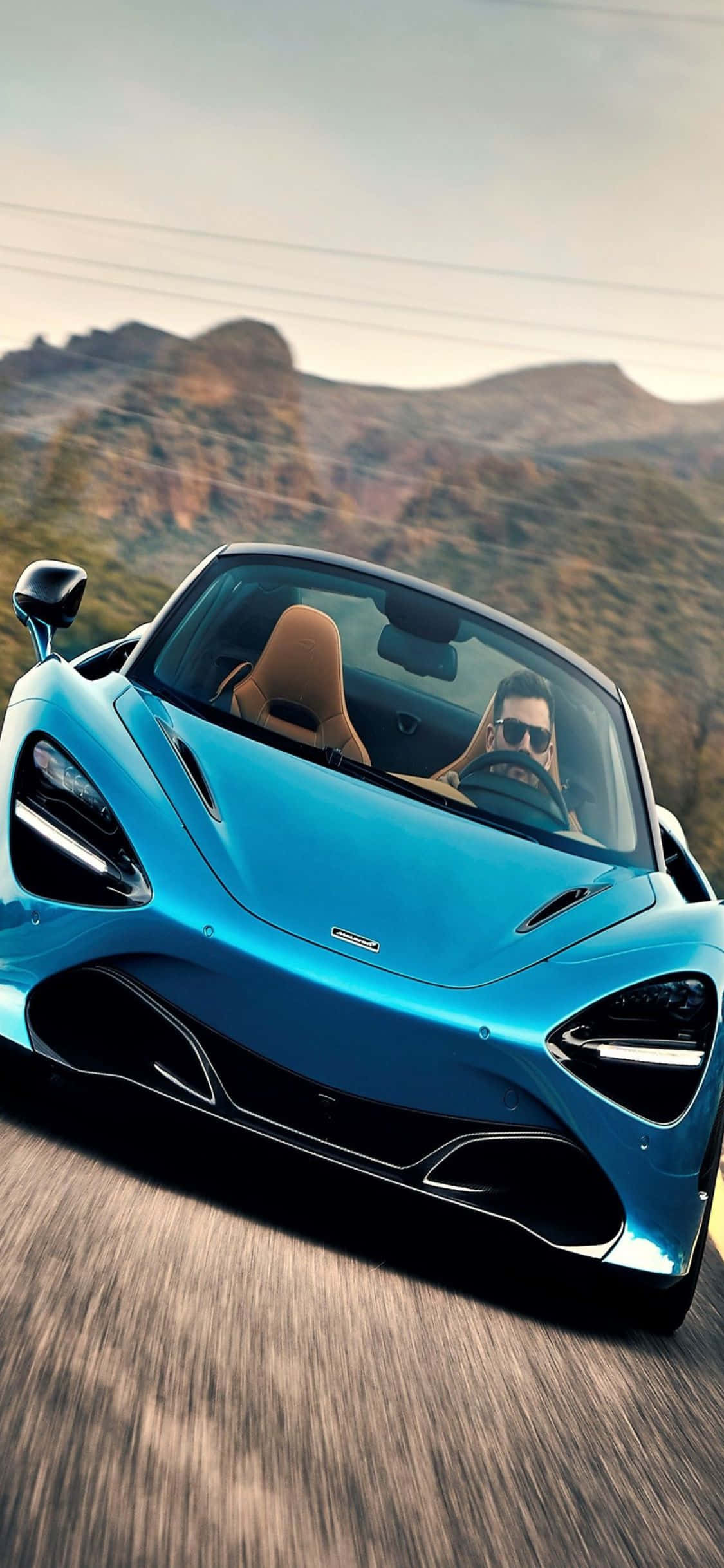 iPhone X ve Efsanevi McLaren 720S Buluşuyor Duvar Kağıdı