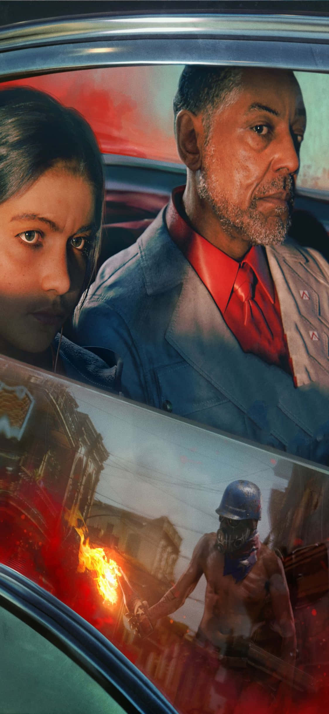 iPhone X ve Far Cry 3 ile Şiddetli Öfkeyi Serbest Bırakın Duvar Kağıdı