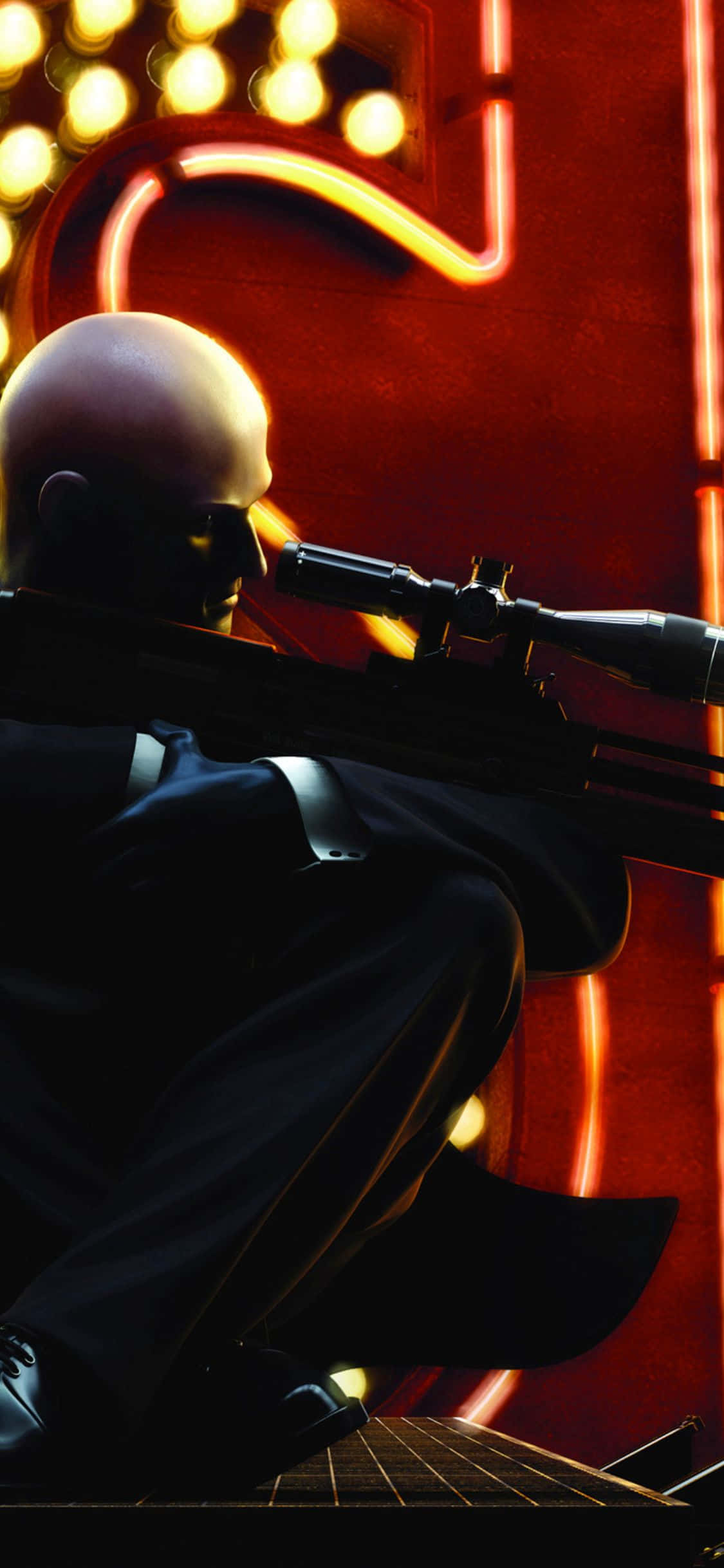 iPhone X ve Hitman Absolution ile Sözleşmeleri Tarzla Üstlenin. Duvar Kağıdı
