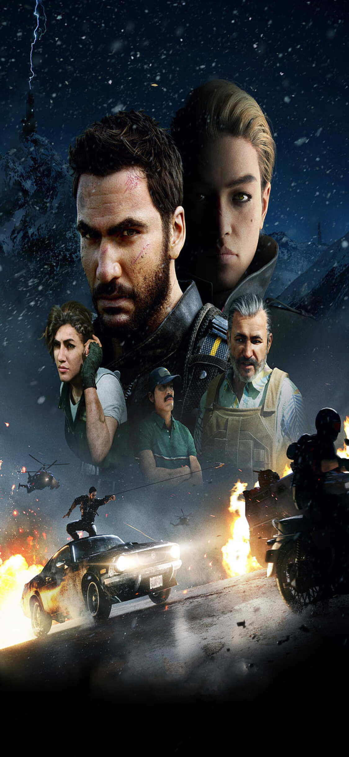 iPhone X ve Just Cause 4 ile Aksiyona Hazır Olun Duvar Kağıdı
