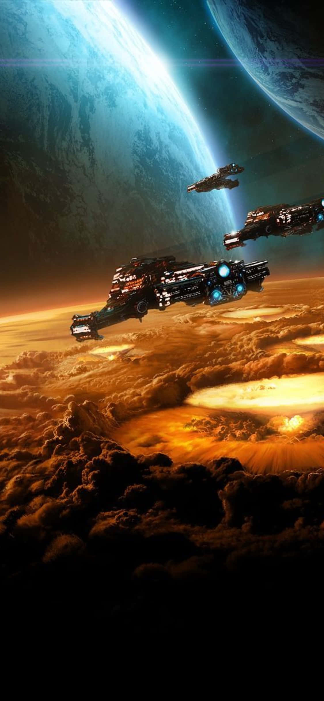 iPhone X ve Starcraft II ile Kavgaya Hazır Olun Duvar Kağıdı