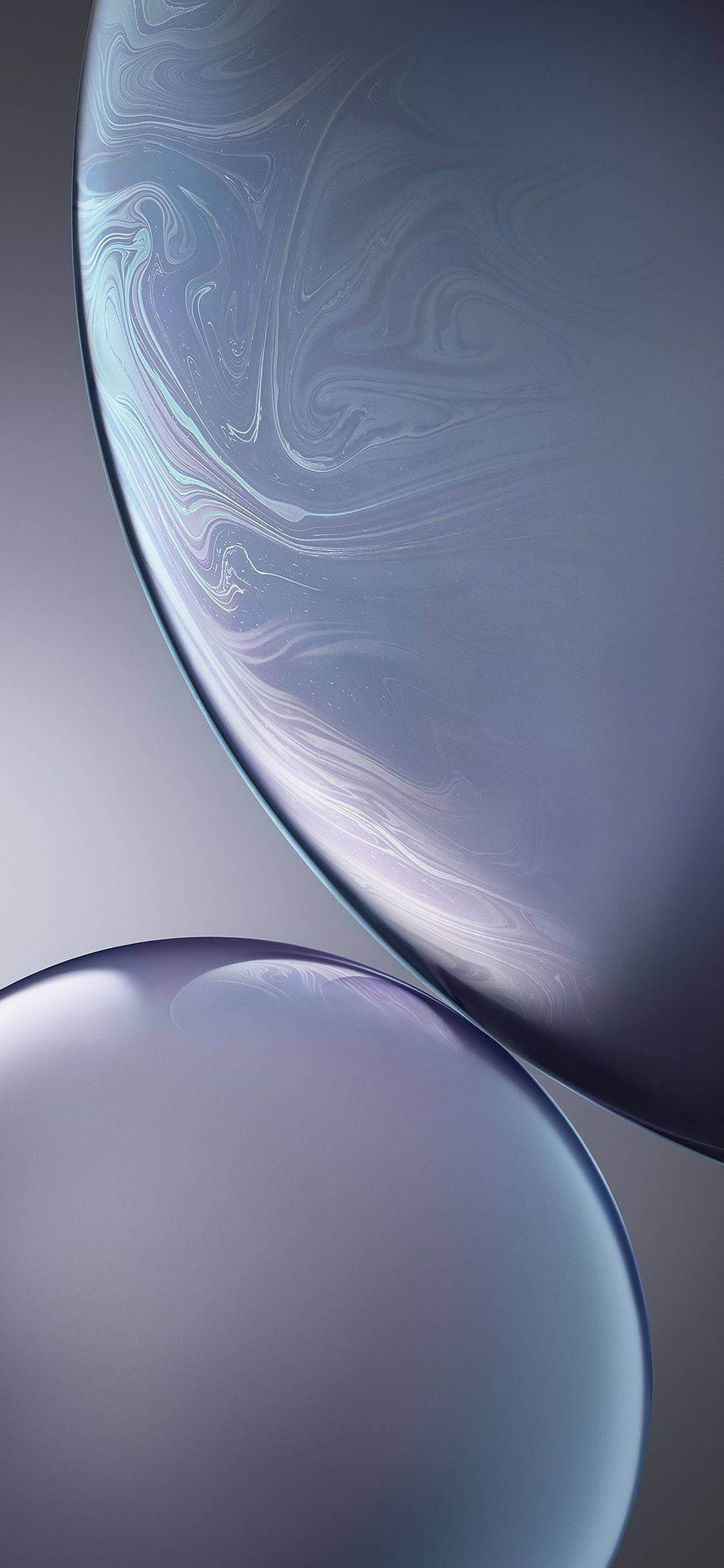 iPhone XR Kırmızı Gümüş Kabarcık Soyut Duvar Kağıdı
