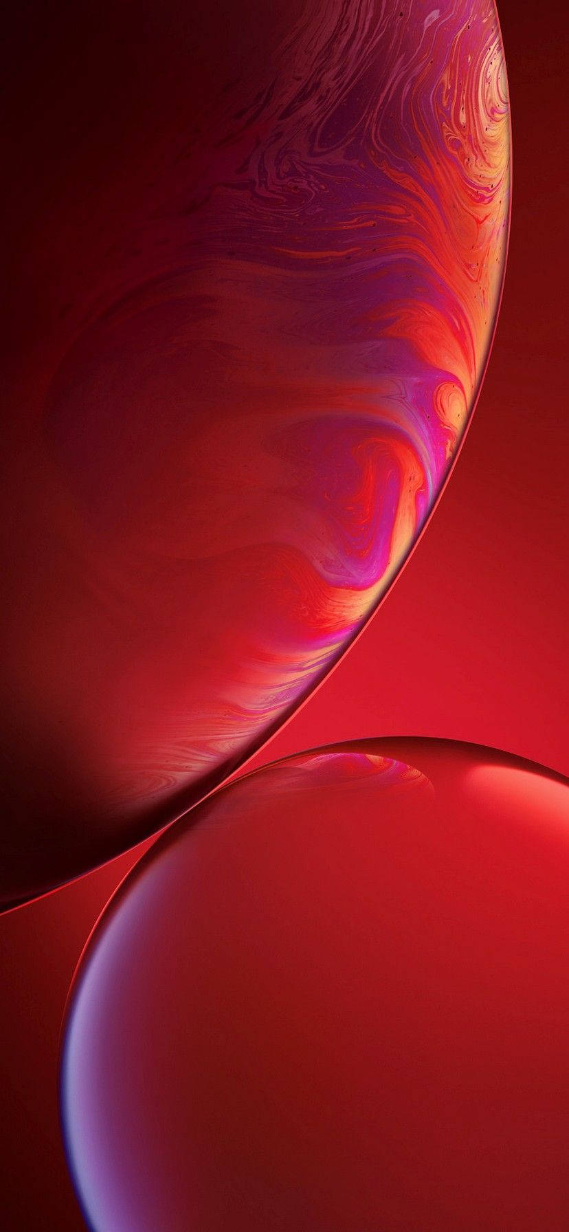 "iPhone XR'nin canlı renkleri herhangi bir duvar kağıdı için mükemmel bir arka plan oluşturuyor." Duvar Kağıdı