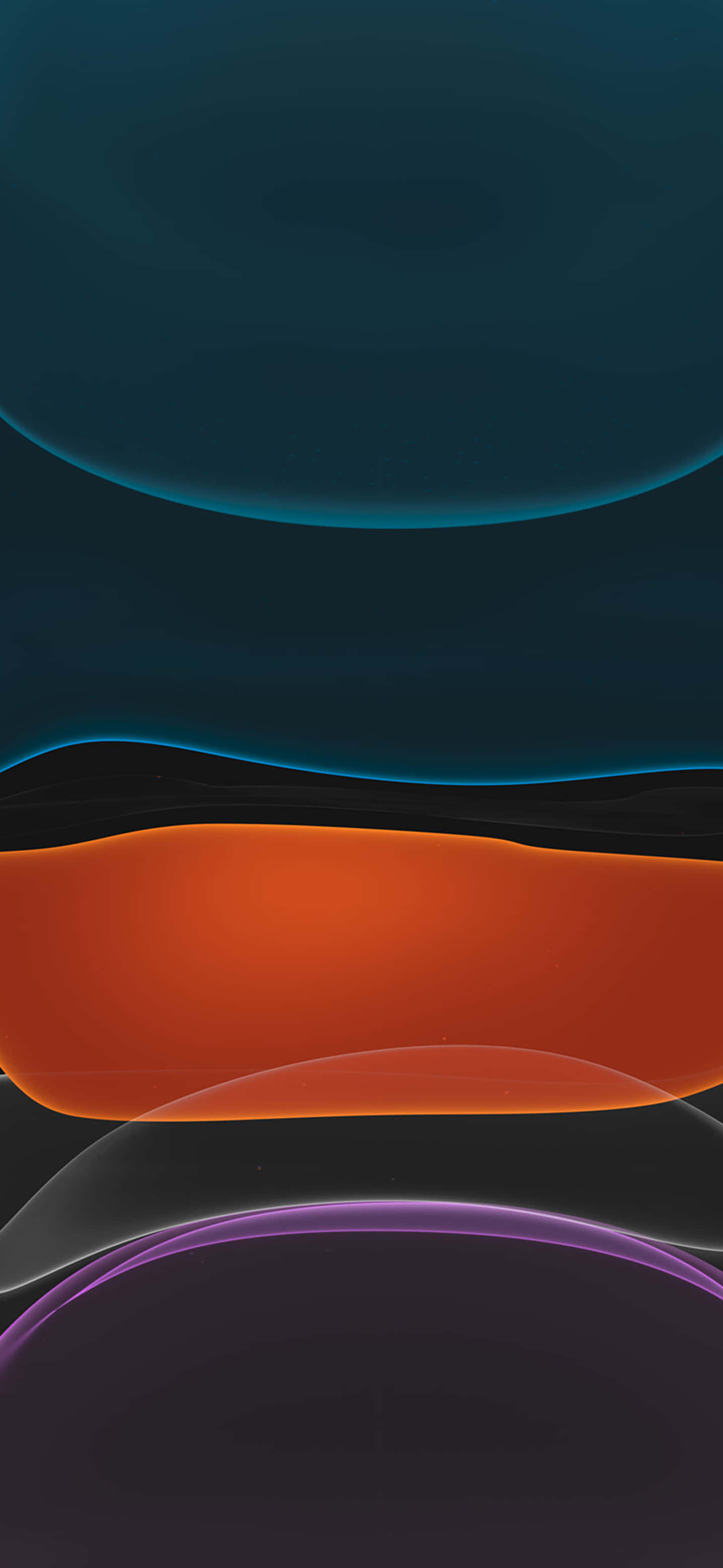 iPhone Xr Stok Koyu Renk Katmanları Duvar Kağıdı