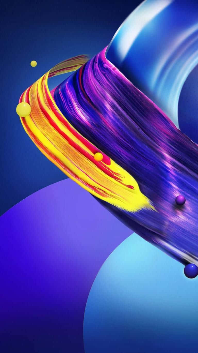 iPhone Xr Stok Trend Soyut Kıvrımlar Duvar Kağıdı
