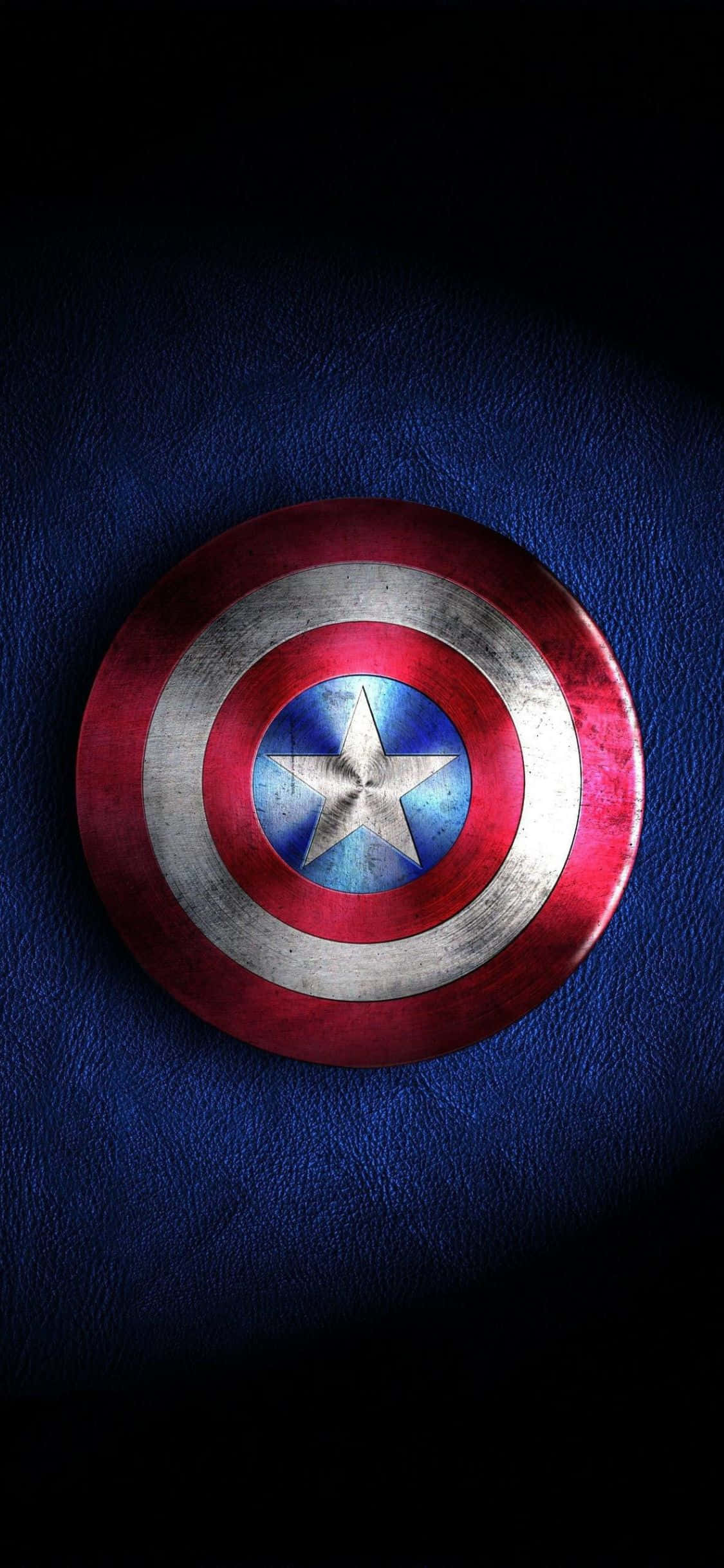 iPhone XS Avengers Arka Planı Kaptan Amerika Kalkanı Duvar Kağıdı