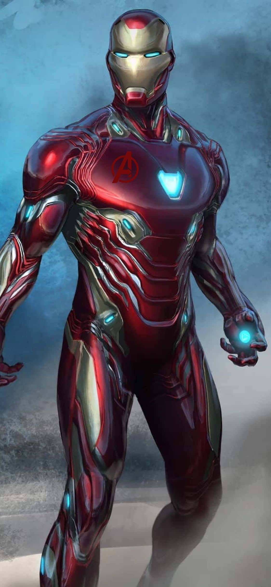 iPhone XS Avengers Duvar Kağıdı Mark 50 Zırhında Demir Adam Duvar Kağıdı