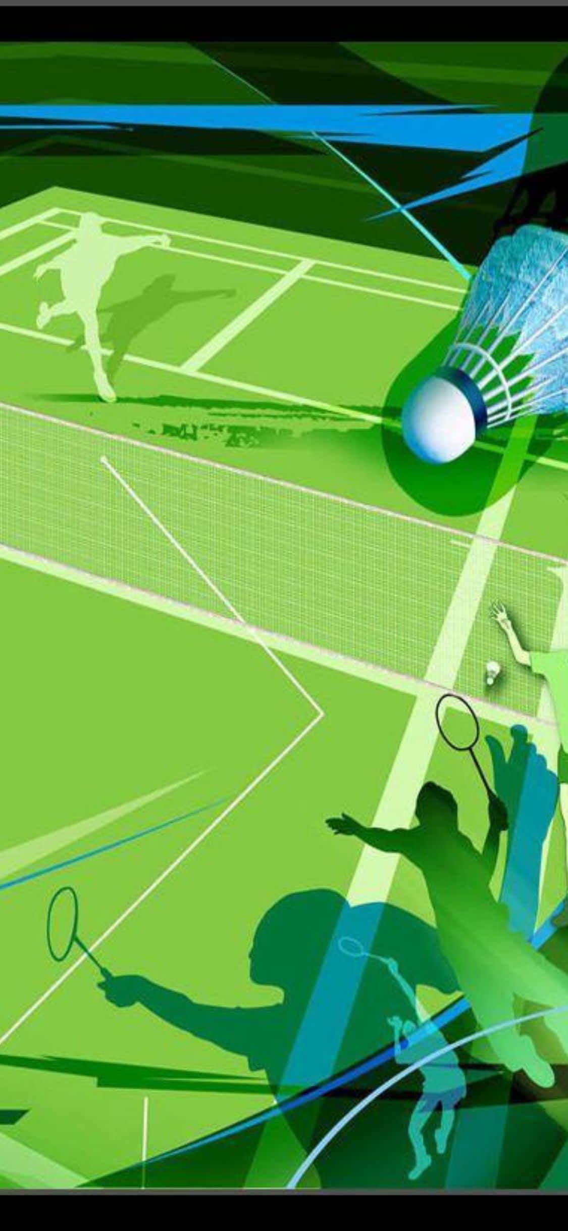 iPhone Xs Badminton Arka Planı Duvar Kağıdı