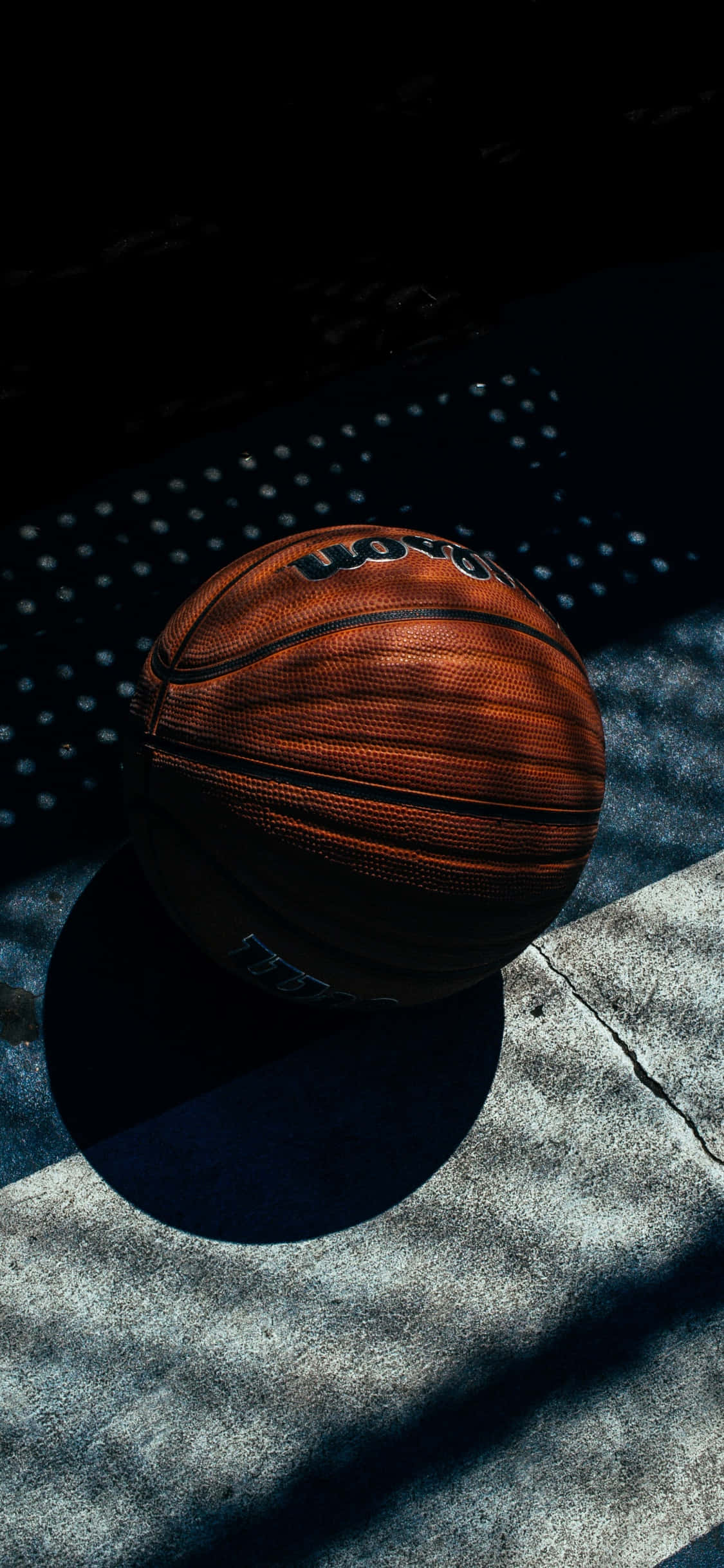 iPhone Xs Basketbol Gölge Arkaplanı Duvar Kağıdı