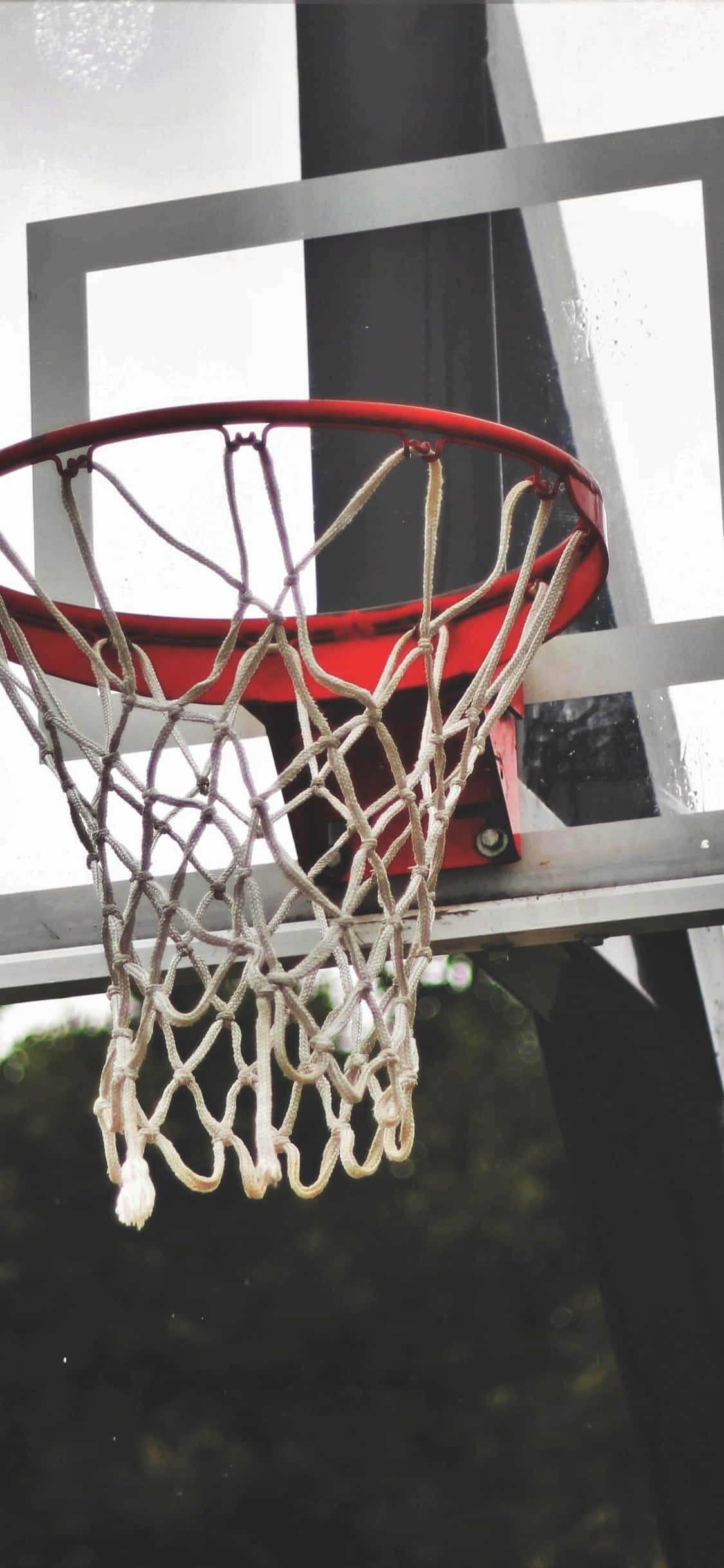 iPhone Xs Basketbol Potası Arka Planı Duvar Kağıdı