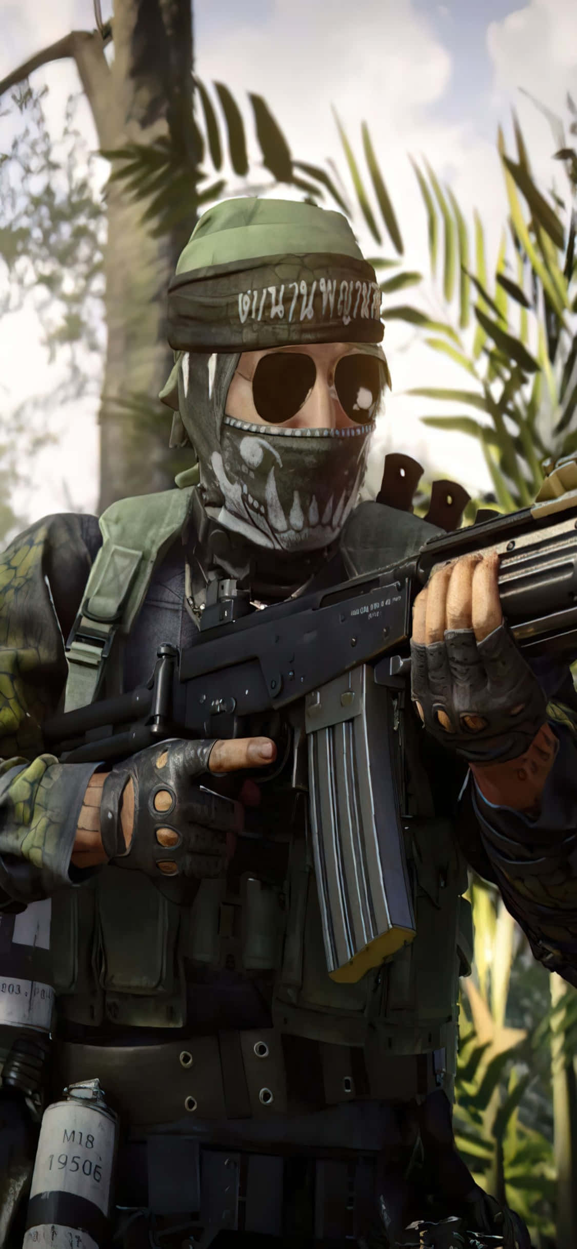 iPhone Xs Call Of Duty Black Ops Cold War Naga Arka Planı Duvar Kağıdı