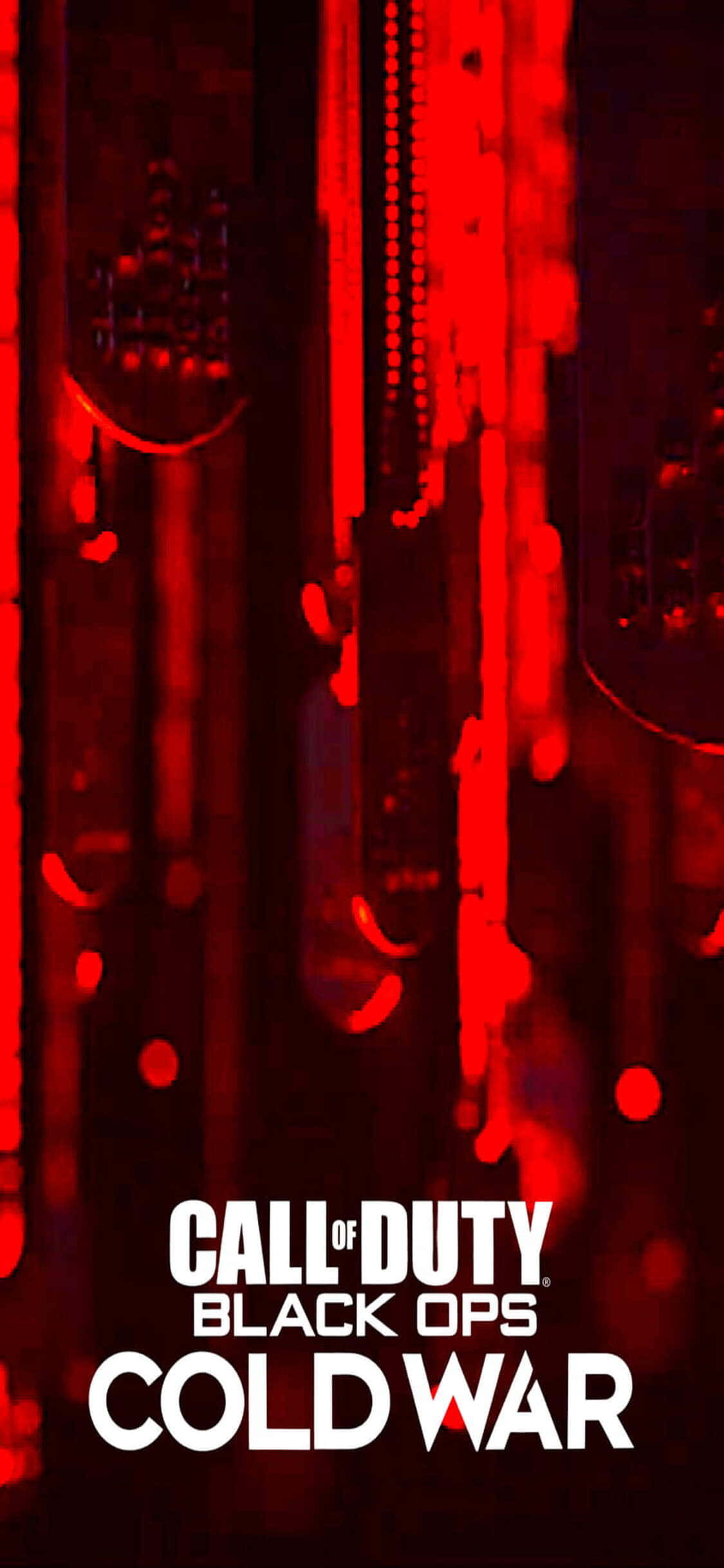 iPhone XS Call Of Duty Black Ops Cold War Kanlı Künye Arka Planı Duvar Kağıdı