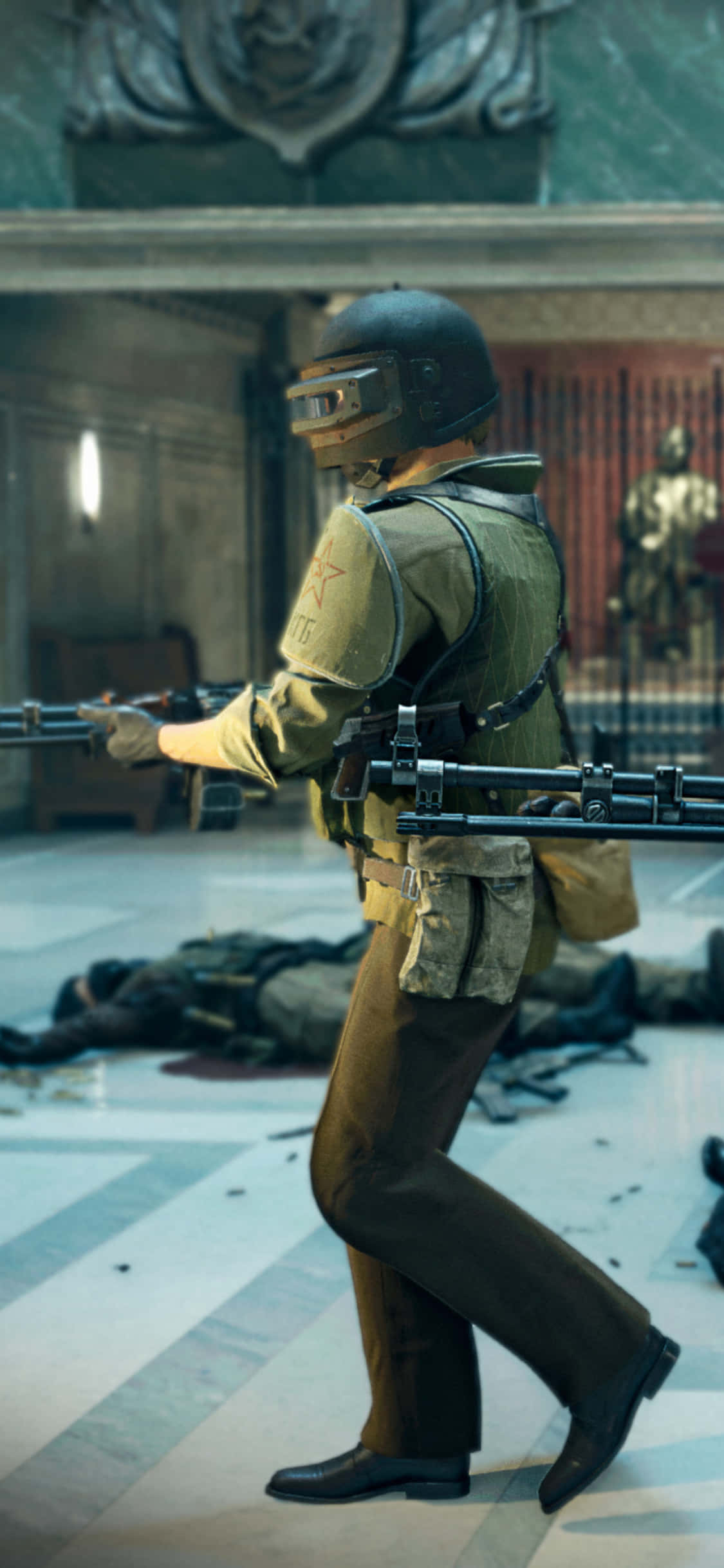 iPhone XS Call Of Duty Black Ops Cold War KGB Arka Planı Duvar Kağıdı