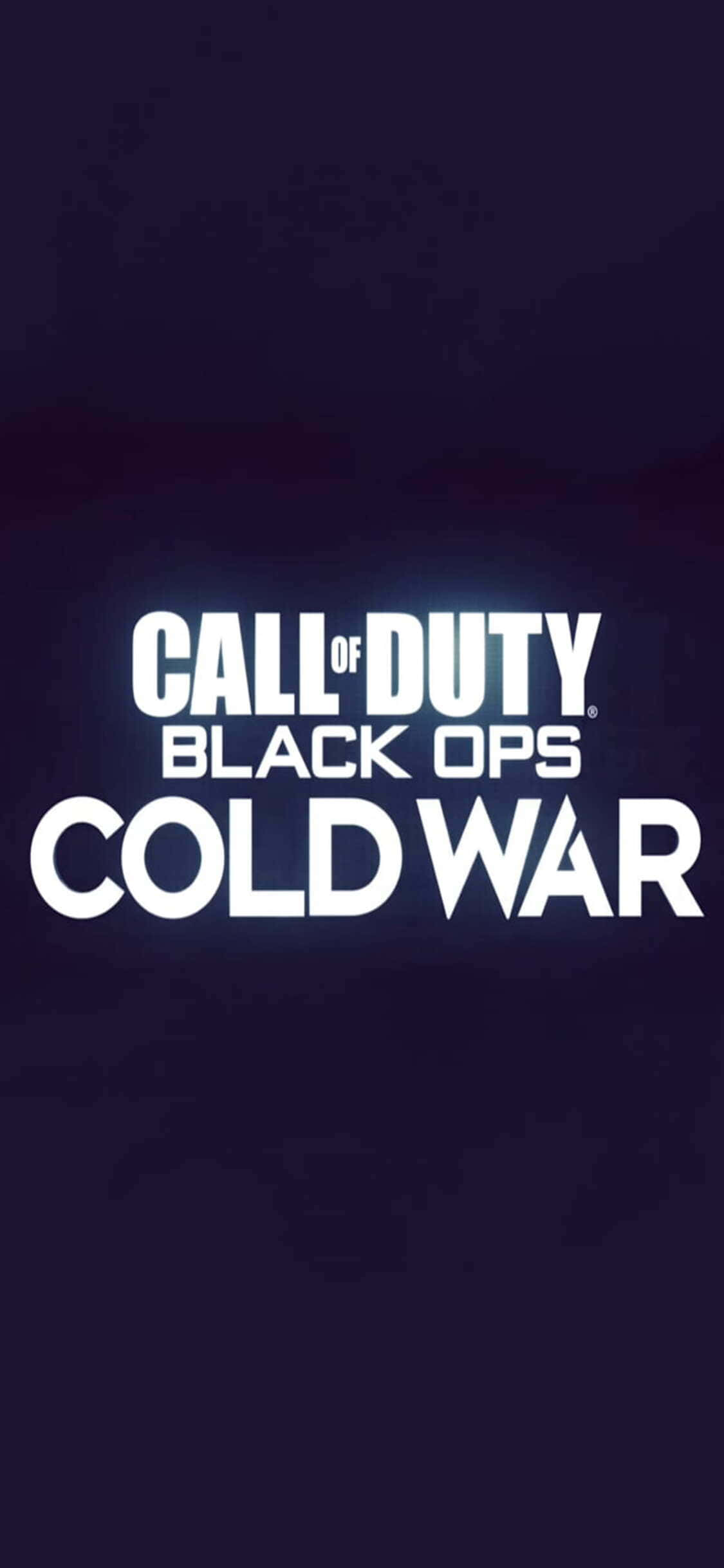 iPhone XS Call of Duty Black Ops Cold War Logo Vektör Arka Planı Duvar Kağıdı