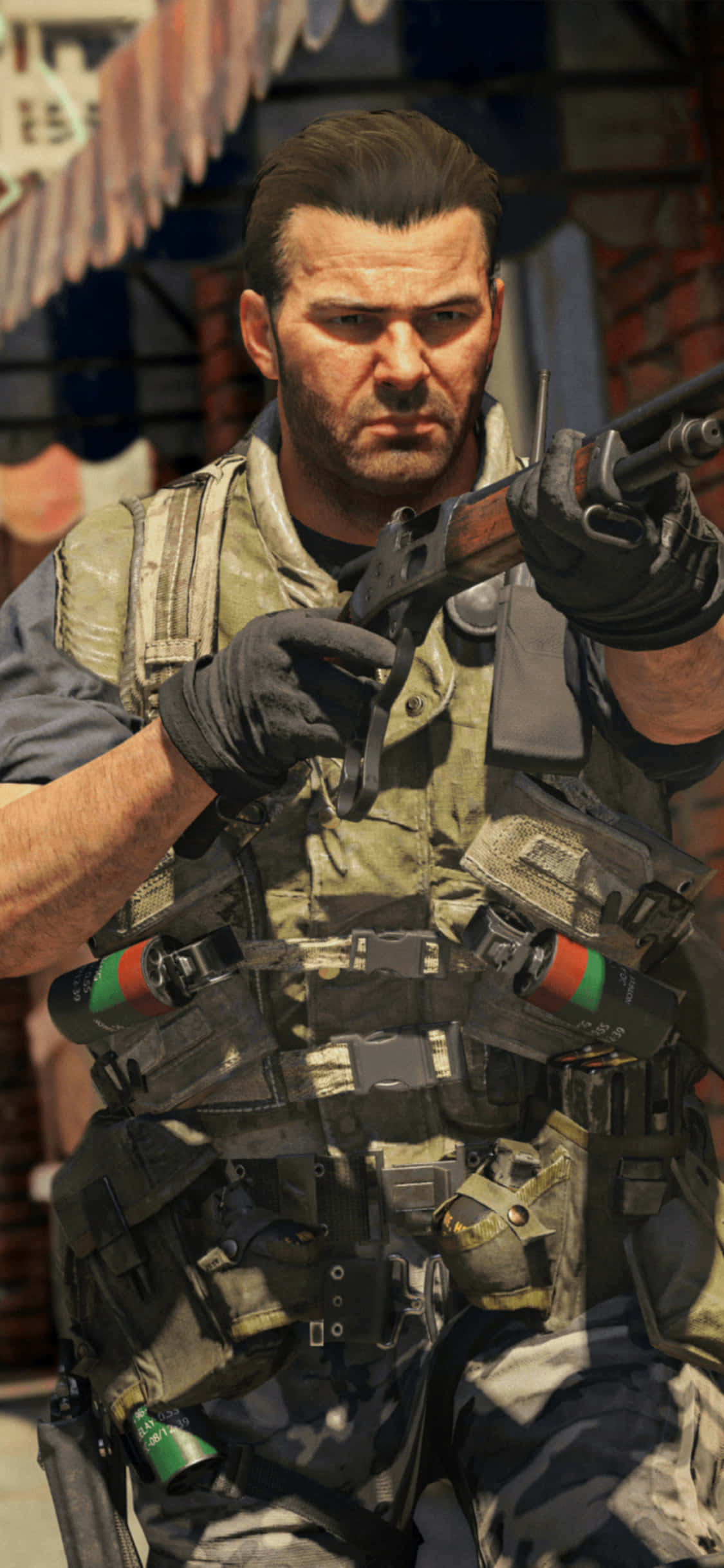 iPhone XS Call Of Duty Black Ops Cold War Mason Arka Planı Duvar Kağıdı