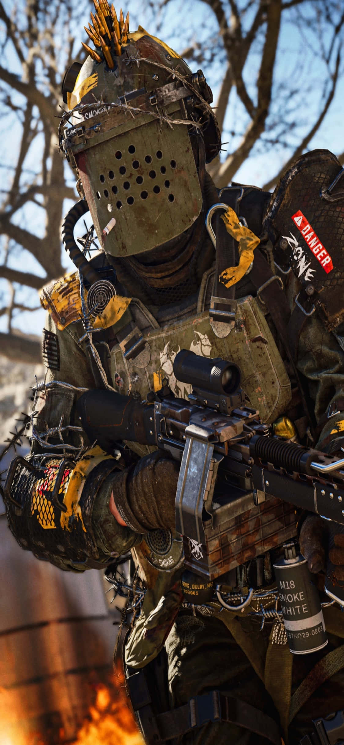 iPhone XS Call Of Duty Black Ops Cold War Sezon 3 Arka Planı Duvar Kağıdı