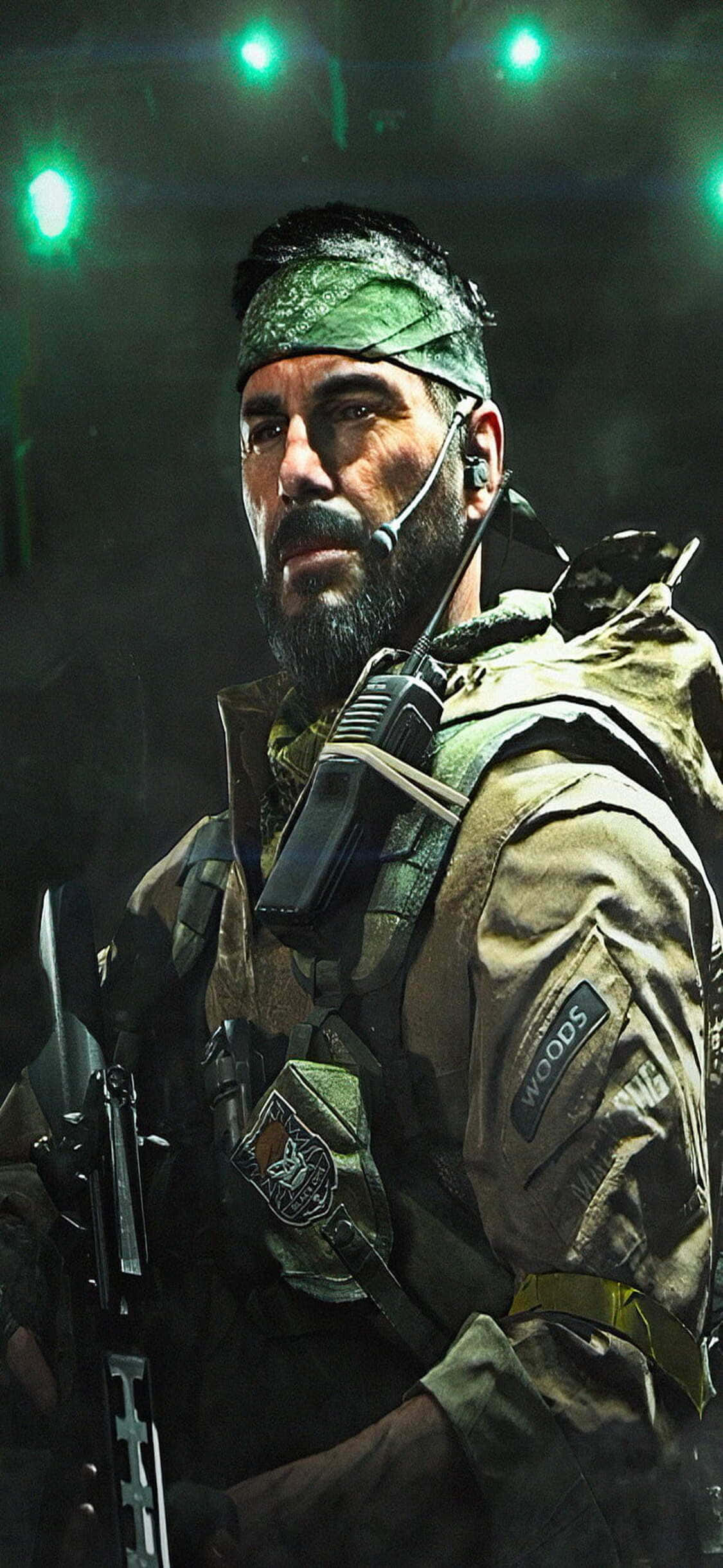 iPhone XS Call Of Duty Black Ops Cold War Woods Arka Planı Duvar Kağıdı