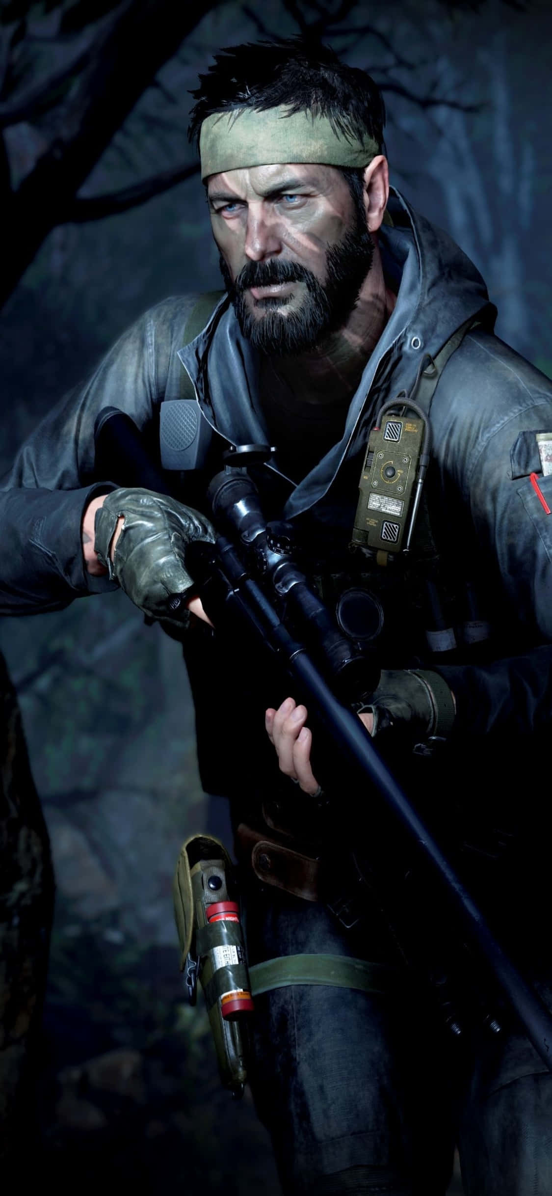 iPhone XS Call Of Duty Black Ops Cold War Woods Görünümü Arka Planı Duvar Kağıdı