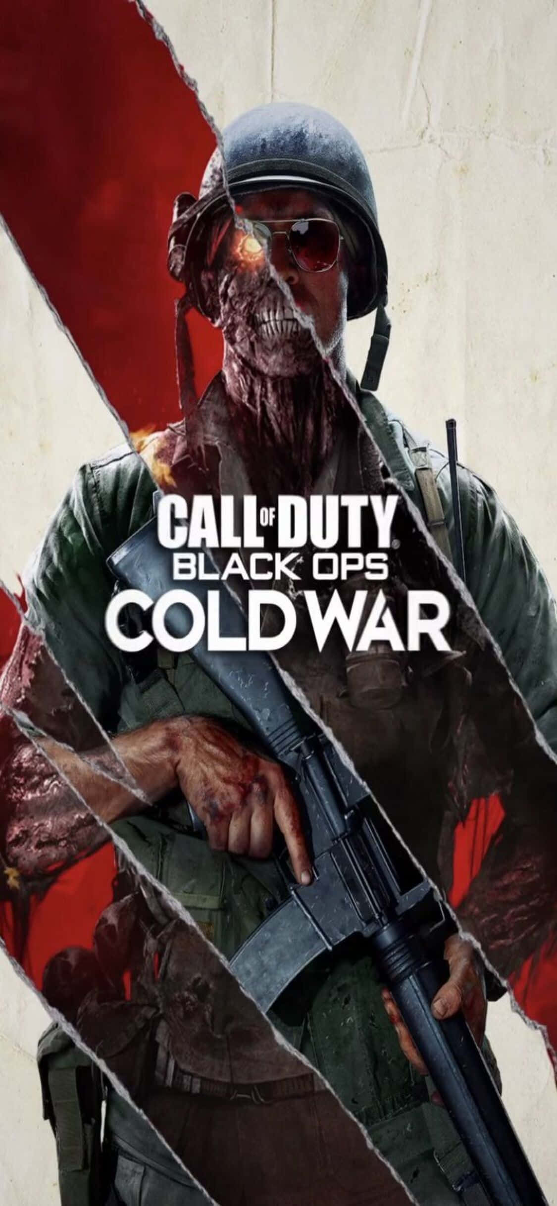 iPhone XS Call Of Duty Black Ops Cold War Zombiler Posteri Arka Planı Duvar Kağıdı