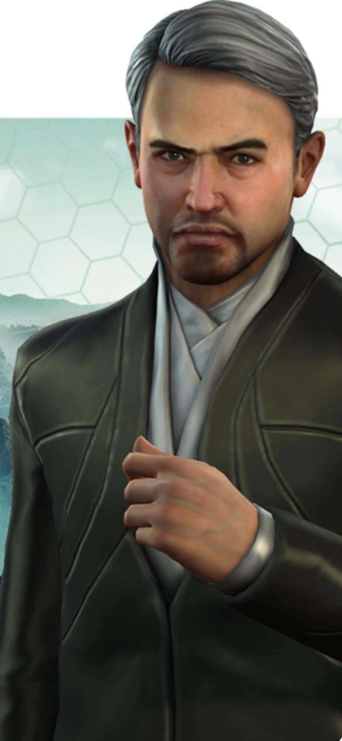iPhone XS Civilization Beyond Earth Karakter Hutama Arka Planı Duvar Kağıdı