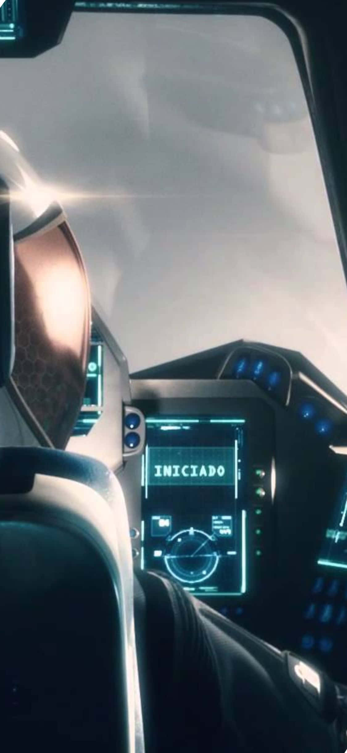 iPhone XS Civilization Beyond Earth Astronot Uzay Gemisi Arkaplanı Duvar Kağıdı
