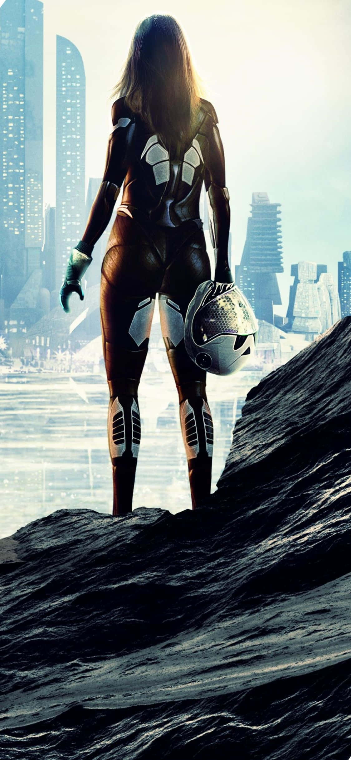 iPhone XS Civilization Beyond Earth Kadın Astronot Duvar Kağıdı