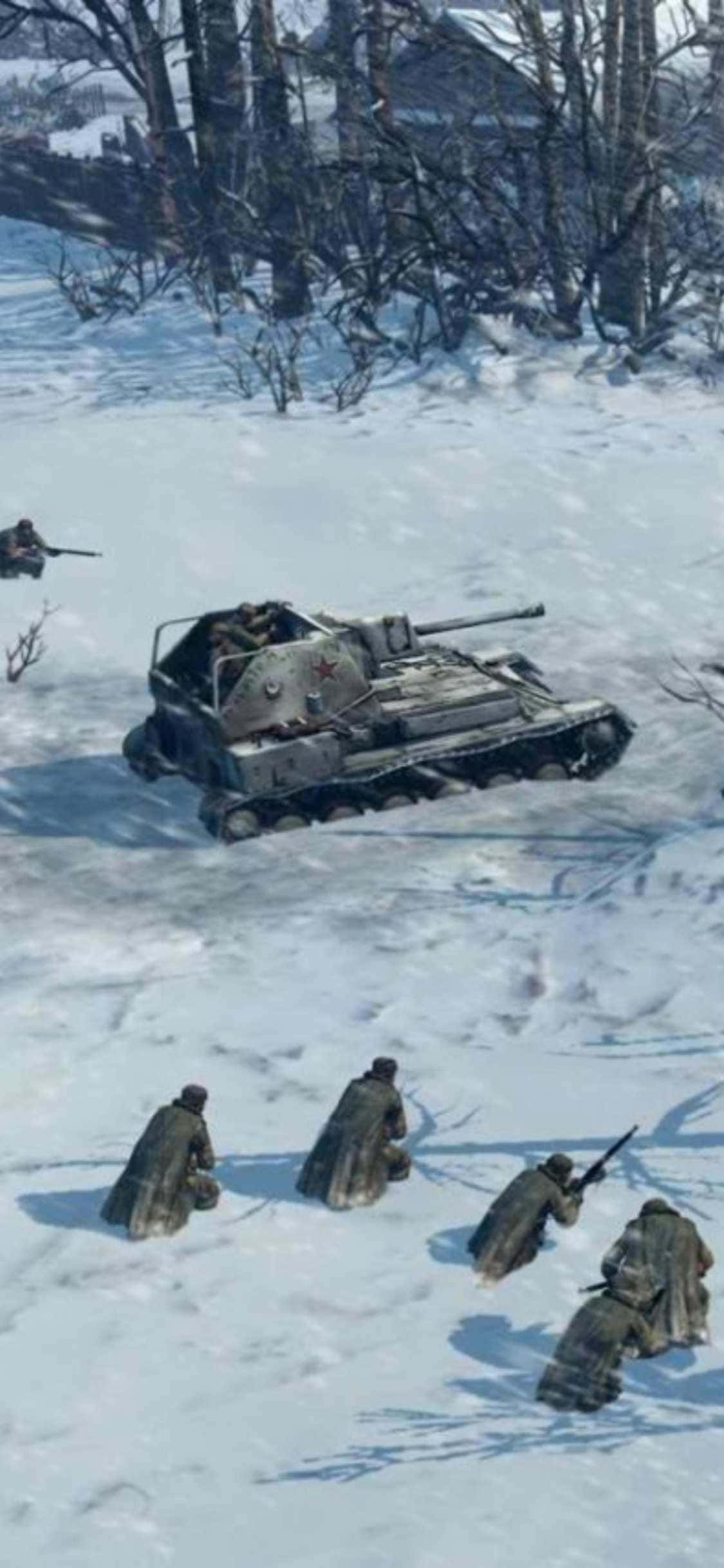 iPhone Xs Company Of Heroes 2 Arka Planı Saklanma Duvar Kağıdı