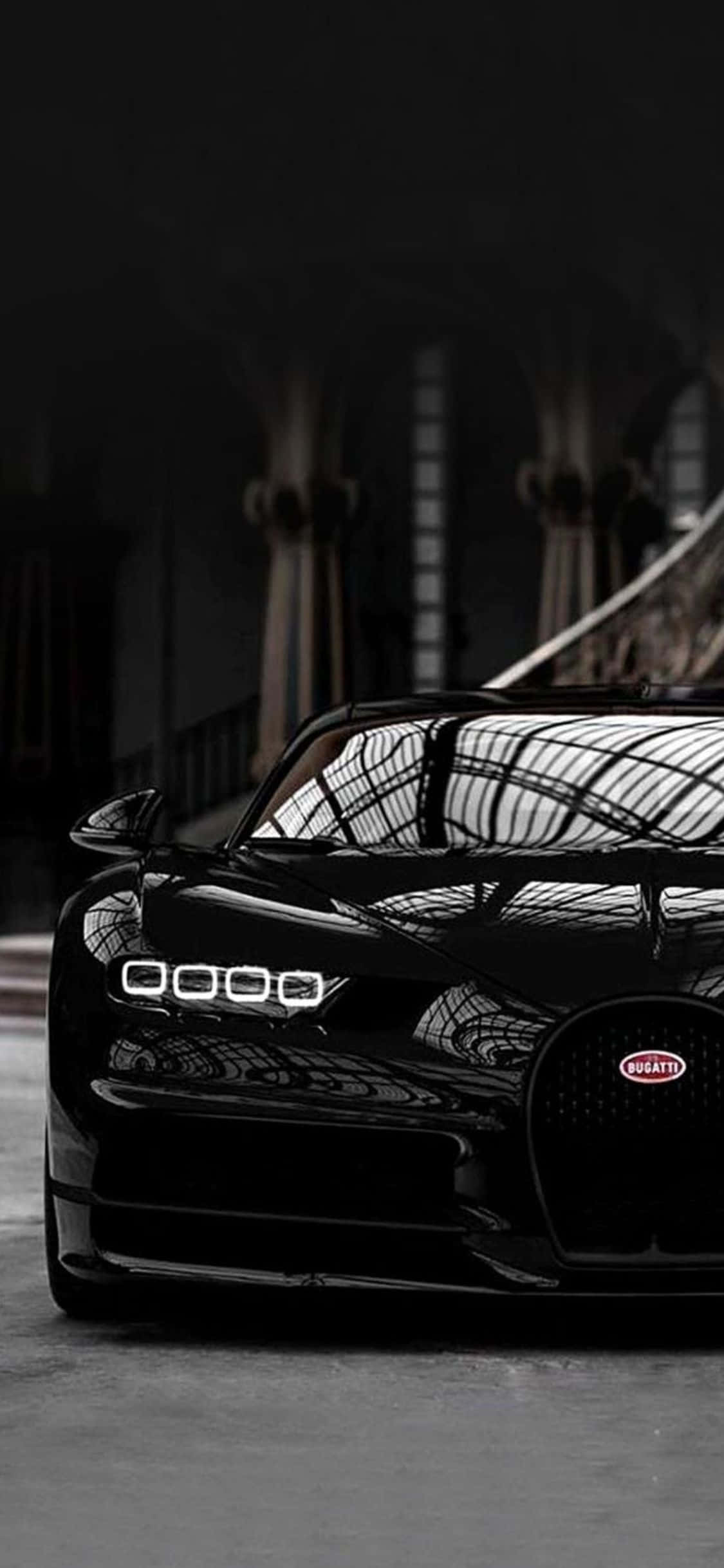 iPhone XS'de Bugatti Klasik Stili Duvar Kağıdı