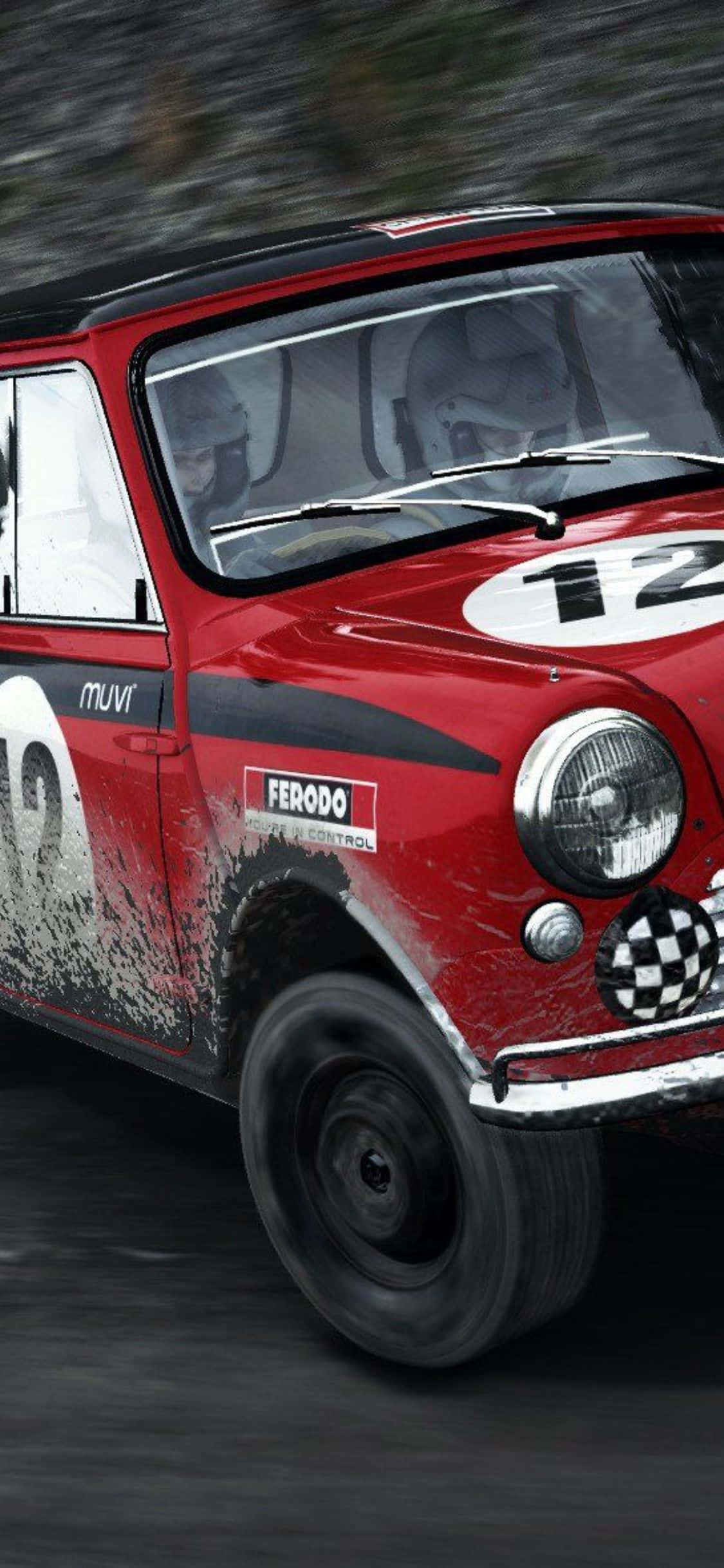 iPhone Xs Dirt Rally'de Piste Hükmedin Duvar Kağıdı