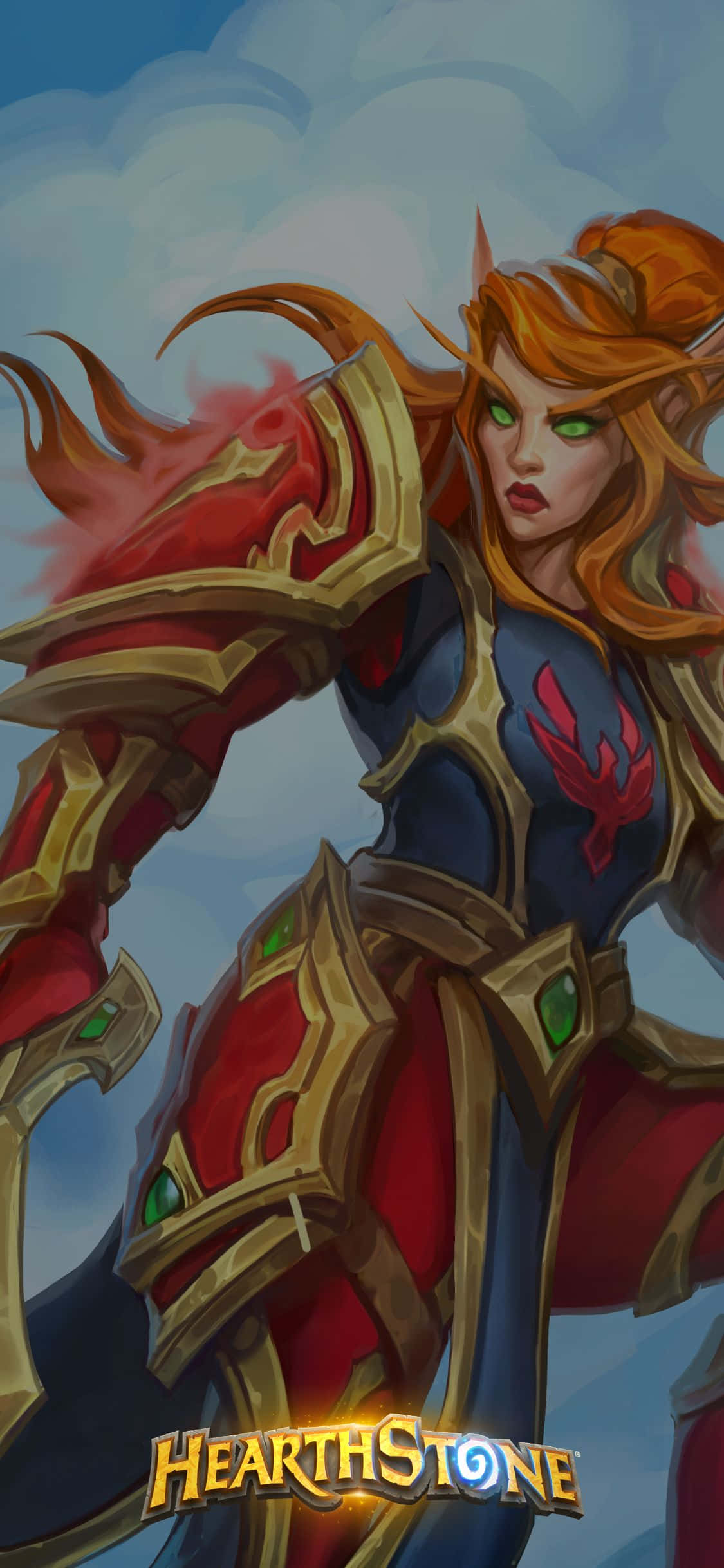 iPhone XS Ekranında Büyüleyici Hearthstone Sanatı Duvar Kağıdı