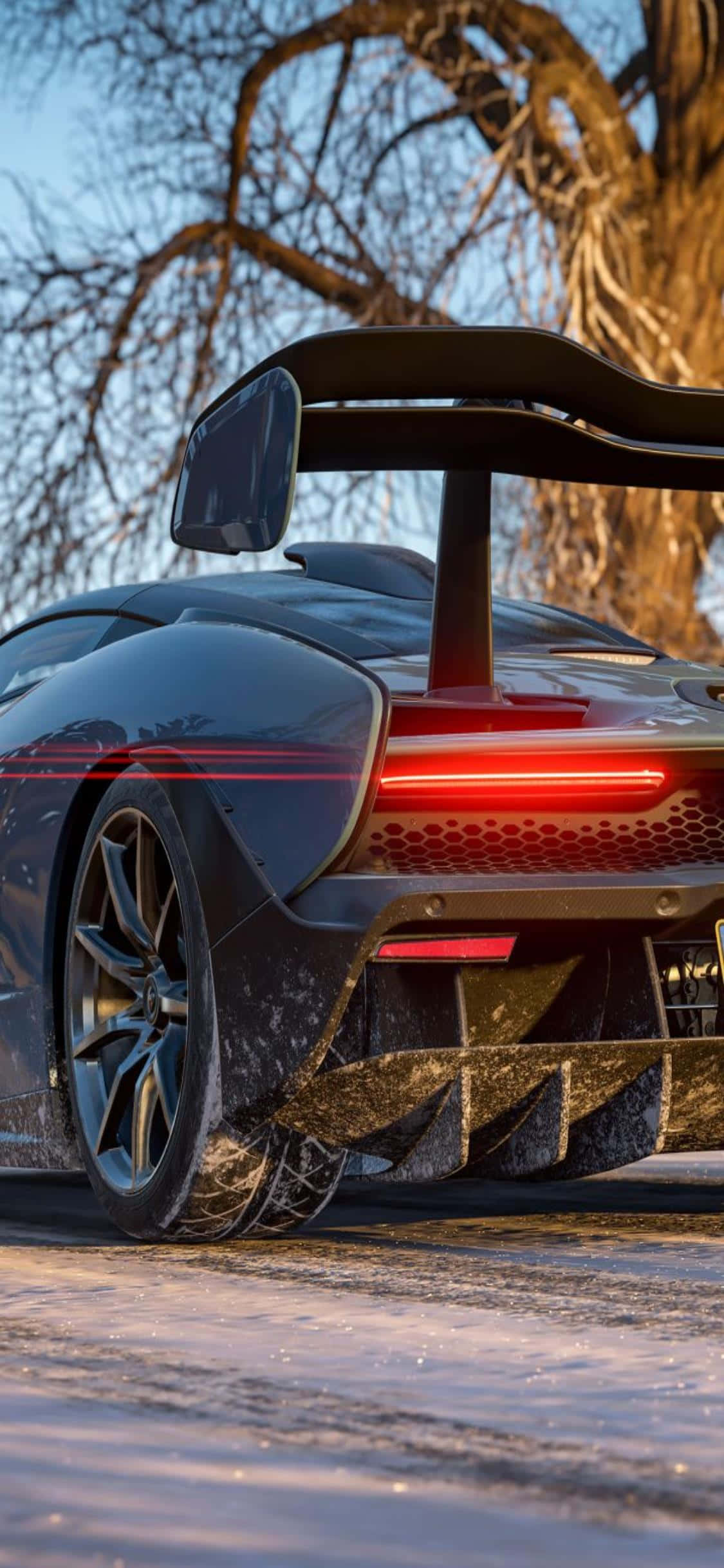 iPhone Xs Forza Horizon 4'te Bitiş Çizgisine Yarışın Duvar Kağıdı