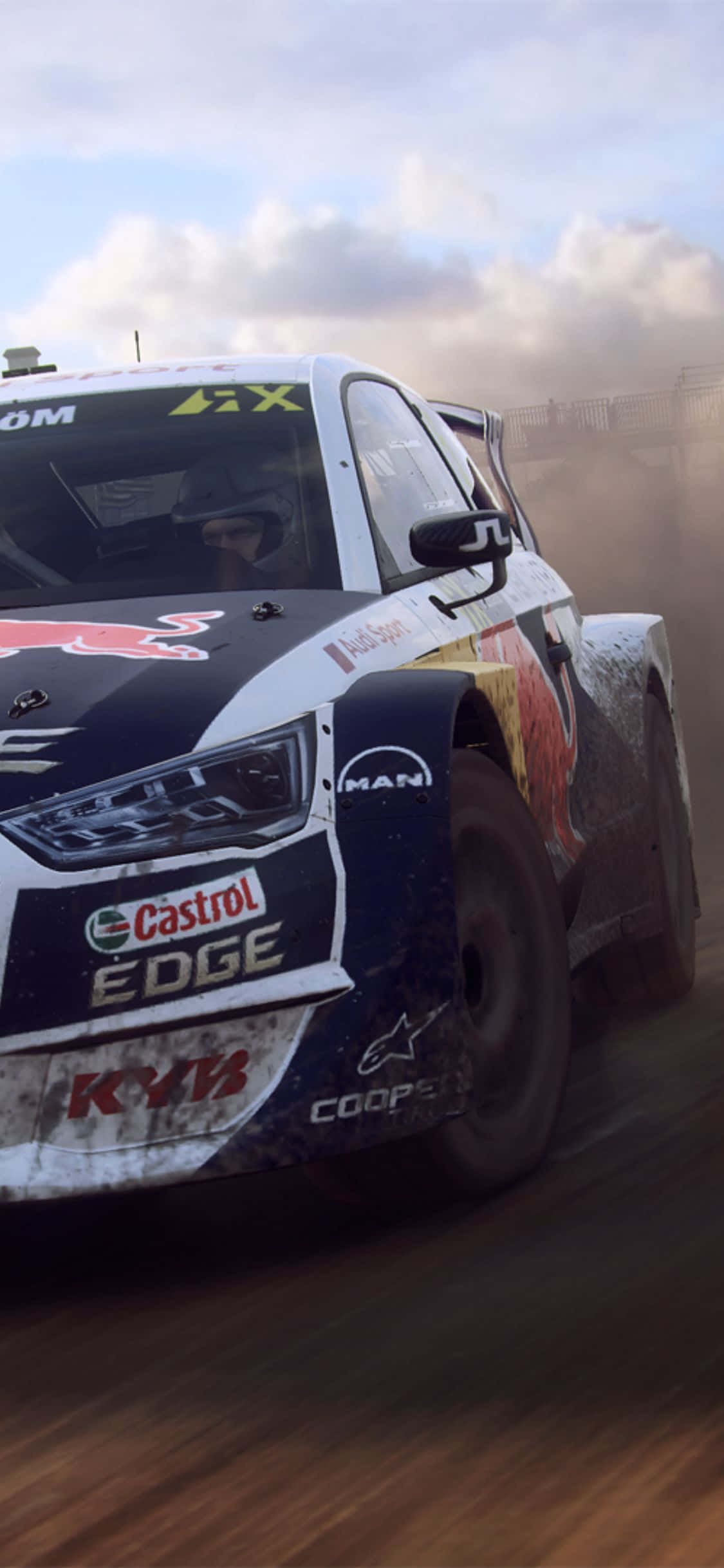 iPhone Xs ile bazı çılgın Dirt Rally sürüşlerine hazır olun Duvar Kağıdı