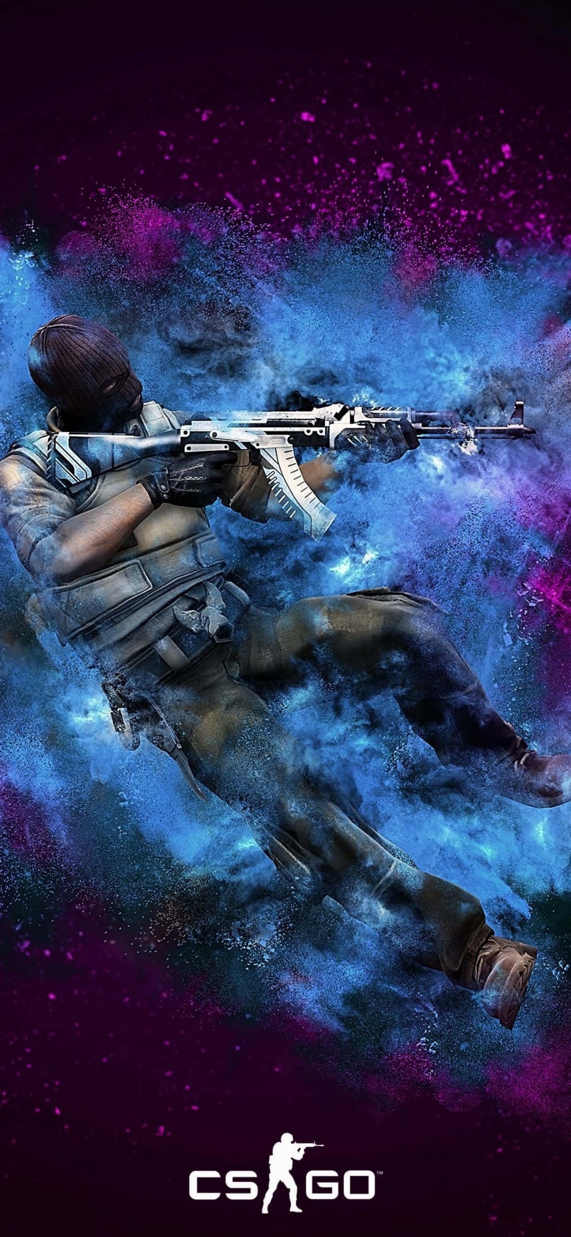 iPhone XS'in muhteşem görüntü kalitesiyle Counter-Strike Global Offensive'deki çatışmaların keyfini çıkarın Duvar Kağıdı