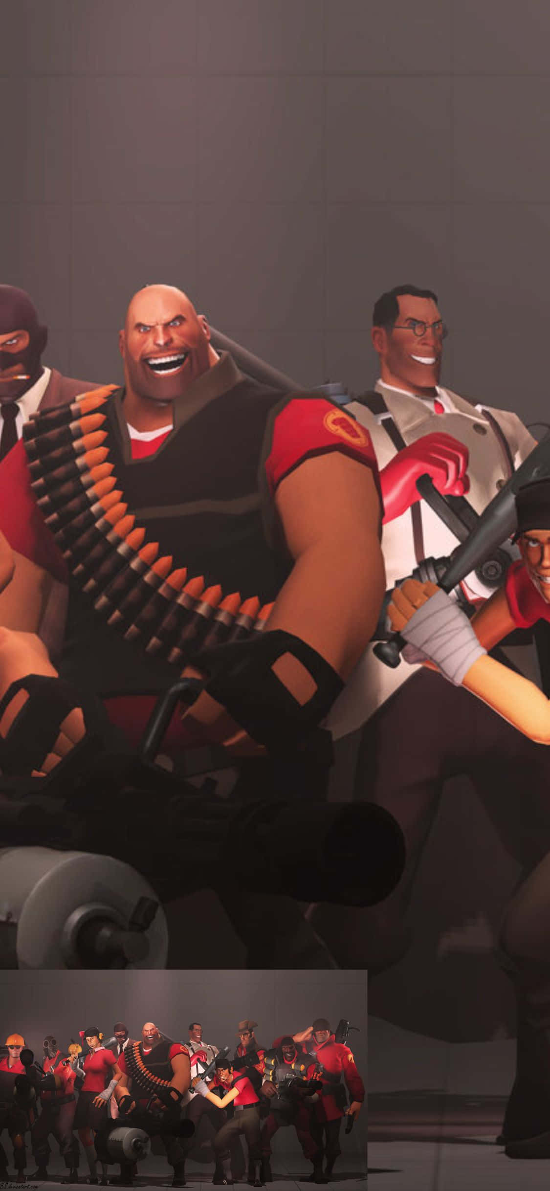 iPhone XS'inizde Team Fortress 2 oynayın Duvar Kağıdı