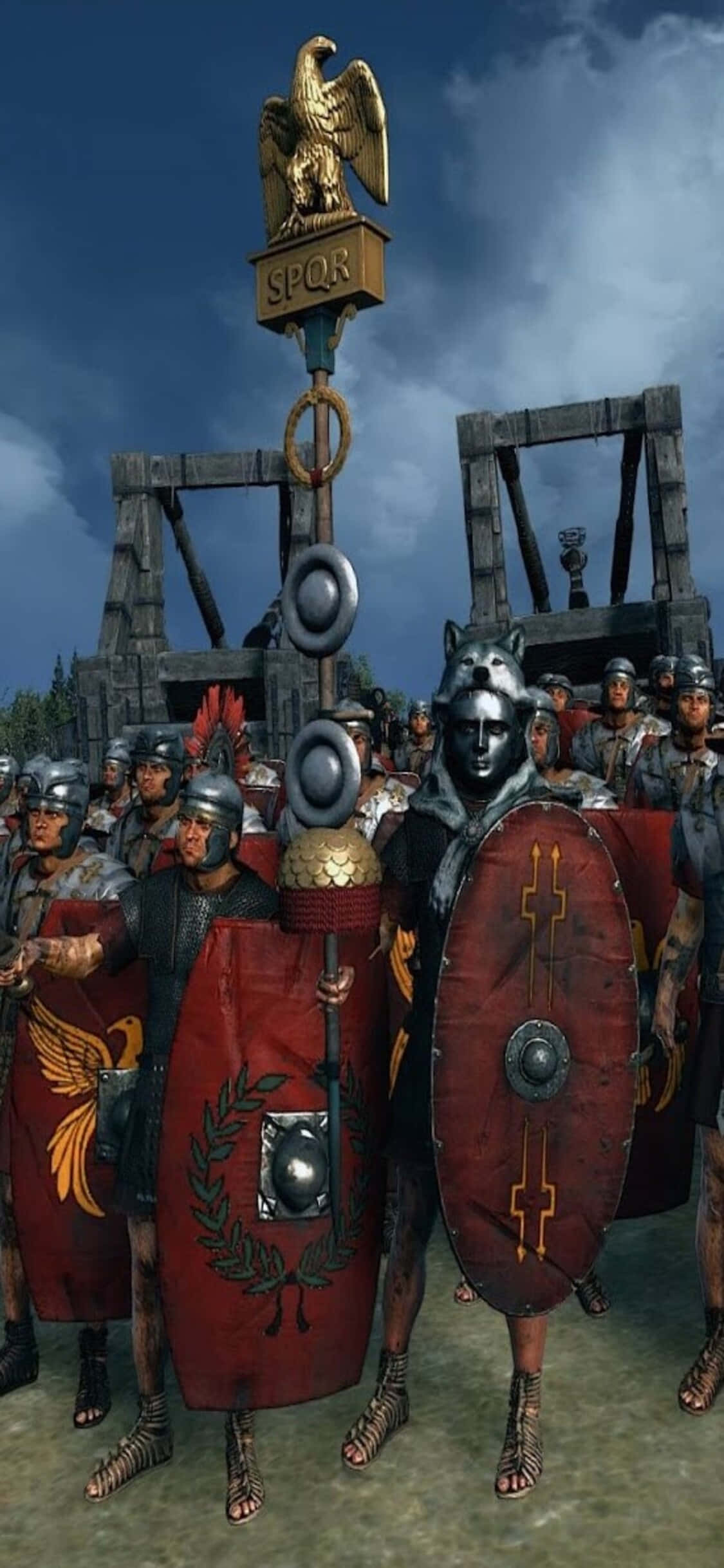 iPhone Xs'inizde Total War: Rome 2 dünyasında birliklerinize komuta edin Duvar Kağıdı
