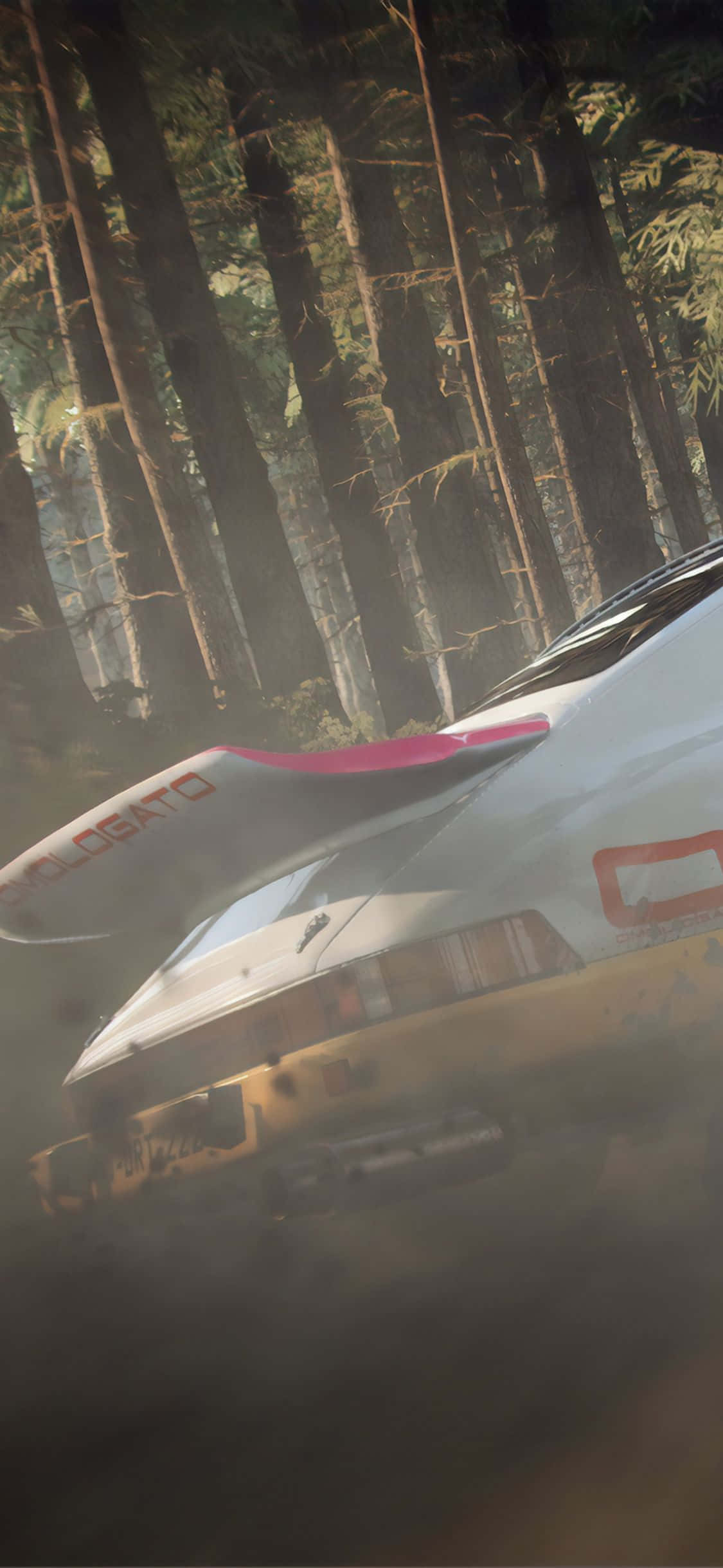 iPhone Xs'inizi Dirt Rally Duvar Kağıdıyla Şık Gösterin Duvar Kağıdı