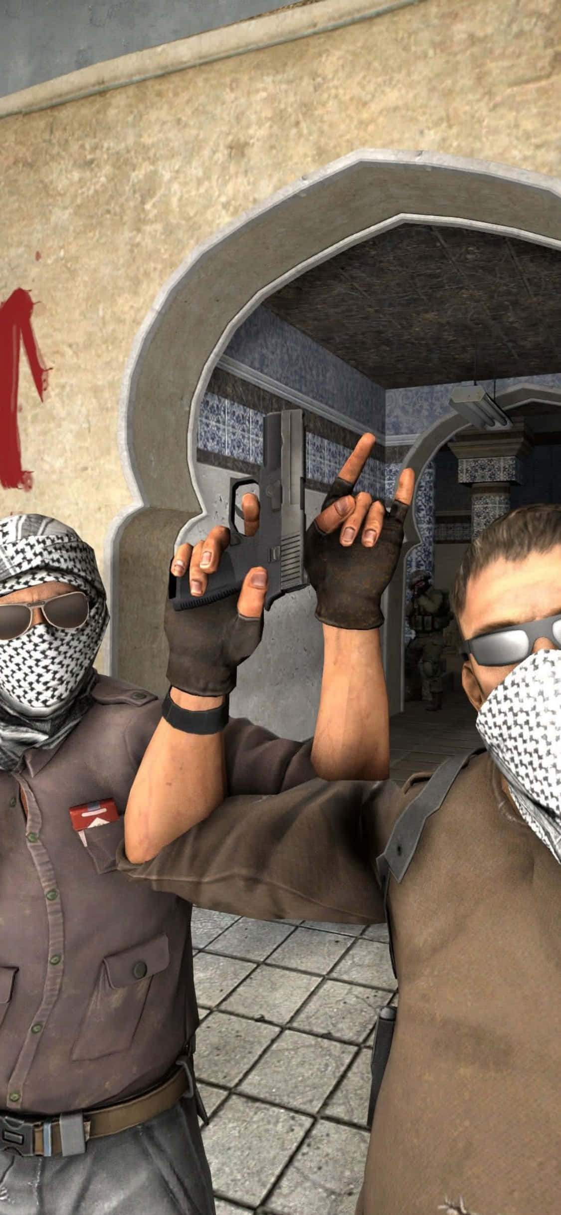 iPhone XS'inizle Counter-Strike: Global Offensive oynayın! Duvar Kağıdı