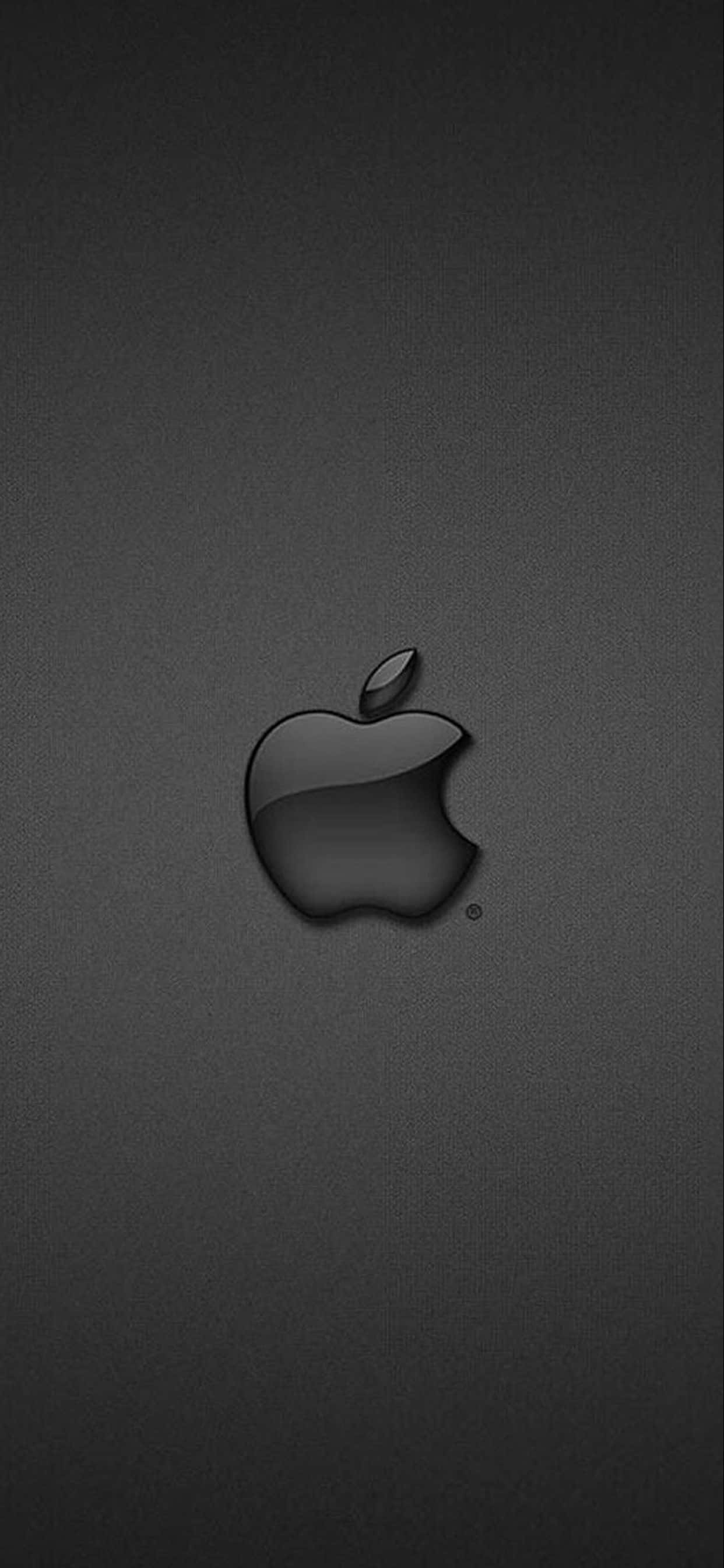 iPhone Xs Max Apple Arka Plan Gri Logo Duvar Kağıdı