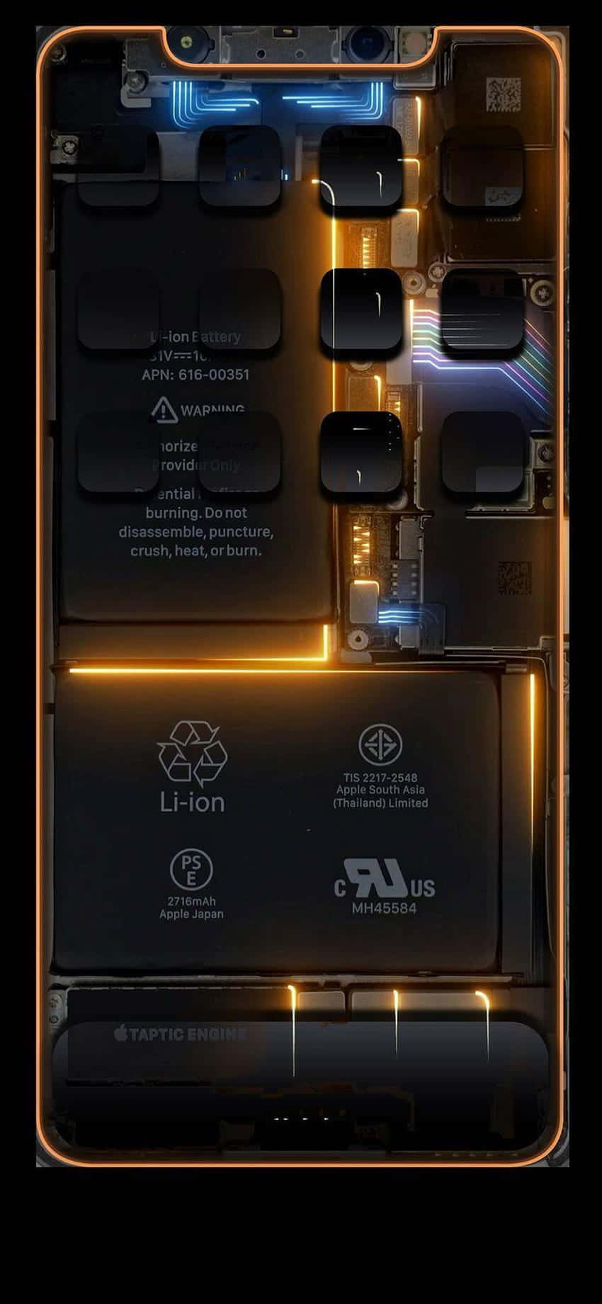 iPhone Xs Max Apple Arkaplan Dış Parçalar Duvar Kağıdı