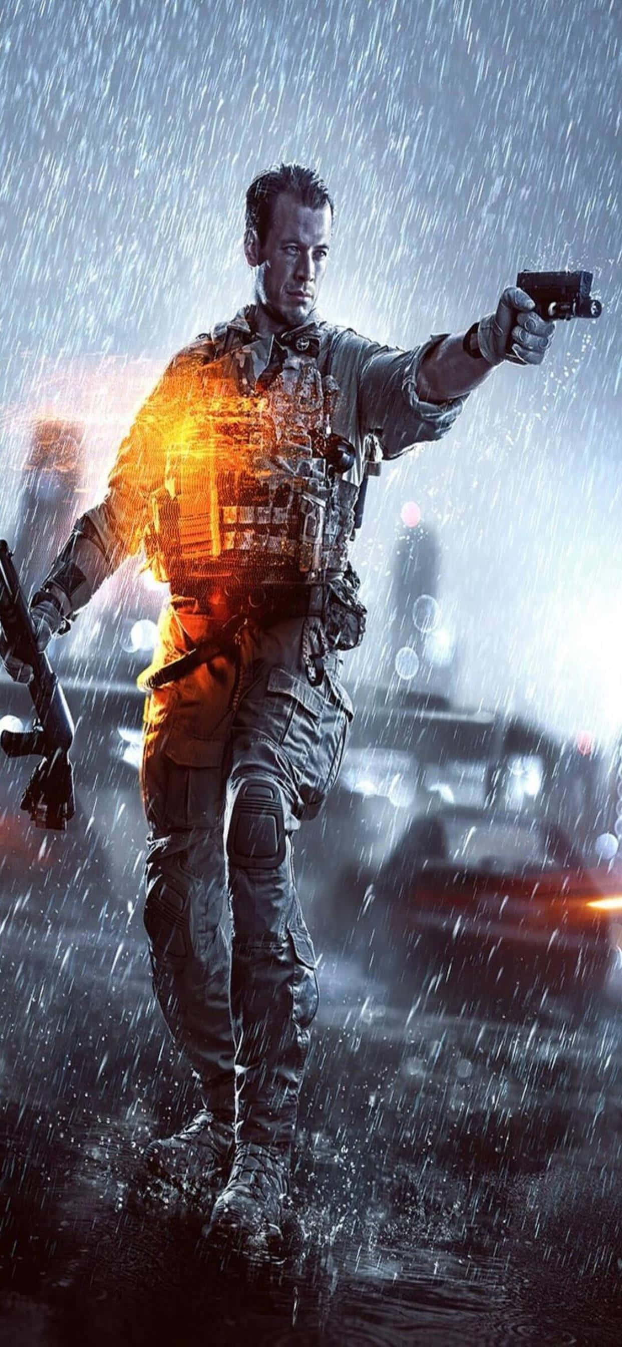 iPhone Xs Max Battlefield 4 Deneyimi ile Zafere Ulaşın Duvar Kağıdı