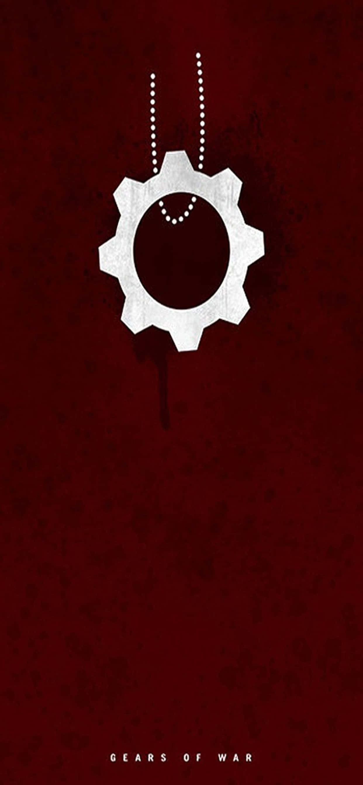 iPhone XS Max Gears Of War 5 Kolye Logosu Arkaplanı Duvar Kağıdı