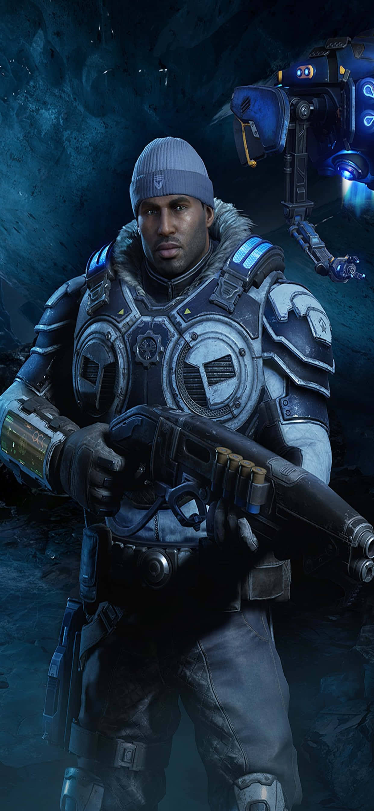 iPhone XS Max Gears Of War 5 Del Walker Arka Planı Duvar Kağıdı
