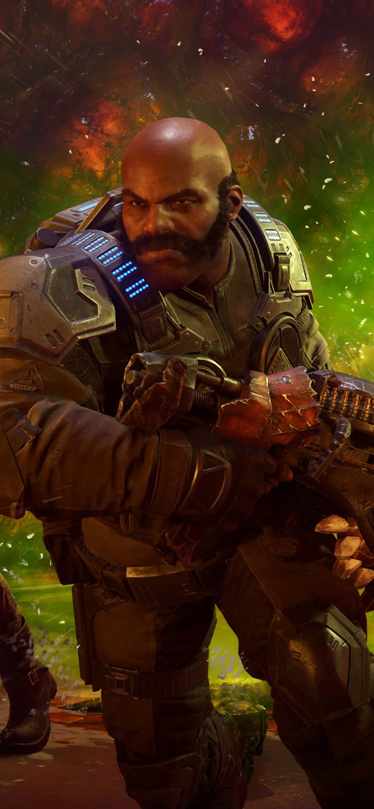iPhone XS Max Gears of War 5 Jeremiah Keegan Arka Planı Duvar Kağıdı