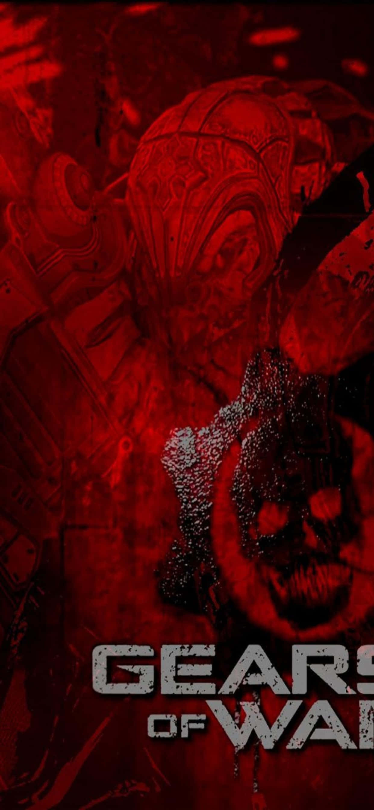 iPhone XS Max Gears Of War 5 Kırmızı Poster Arka Planı Duvar Kağıdı