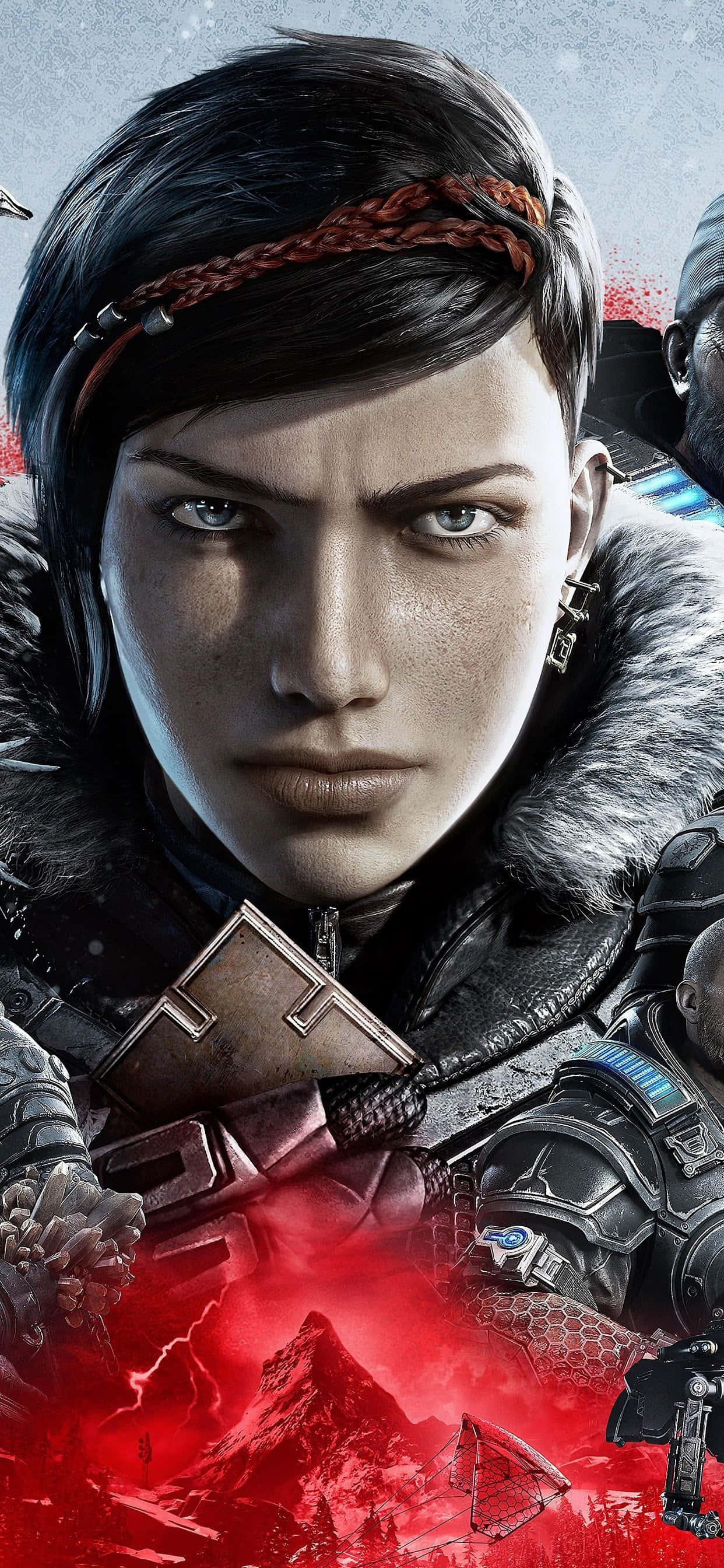 iPhone XS Max Gears Of War 5 Serious Kait Background Duvar Kağıdı