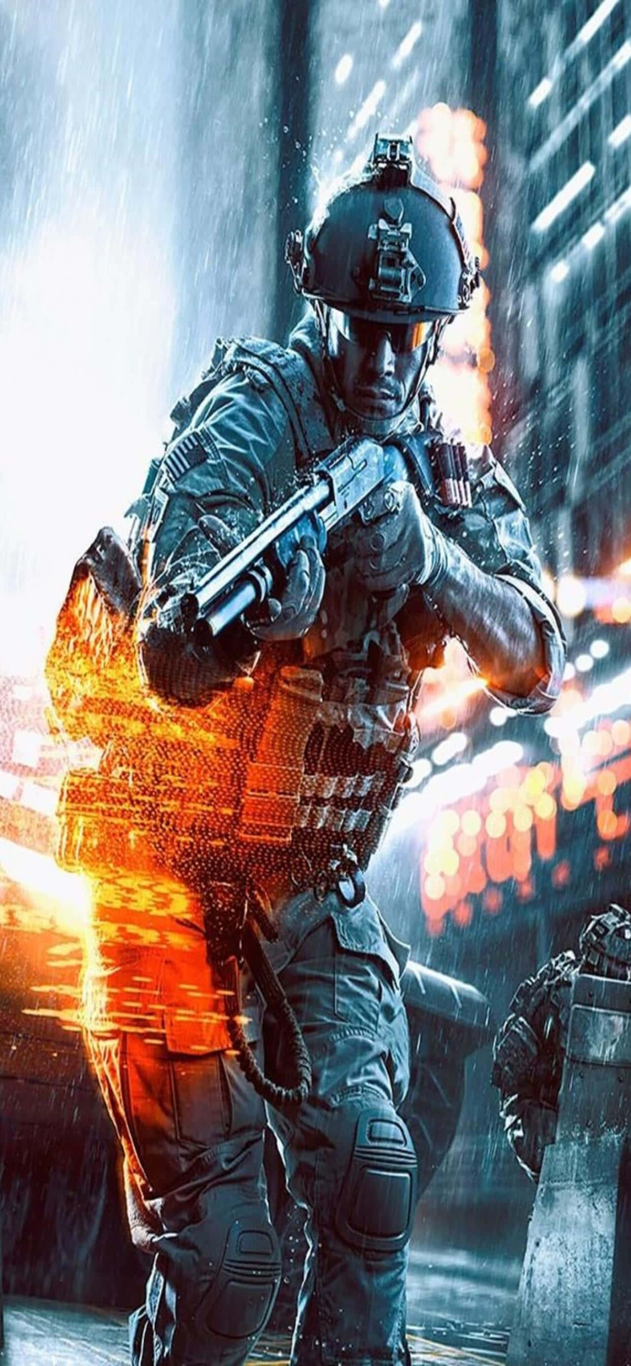 iPhone Xs Max ile Battlefield 4'te en iyi oyun deneyimini yaşayın Duvar Kağıdı