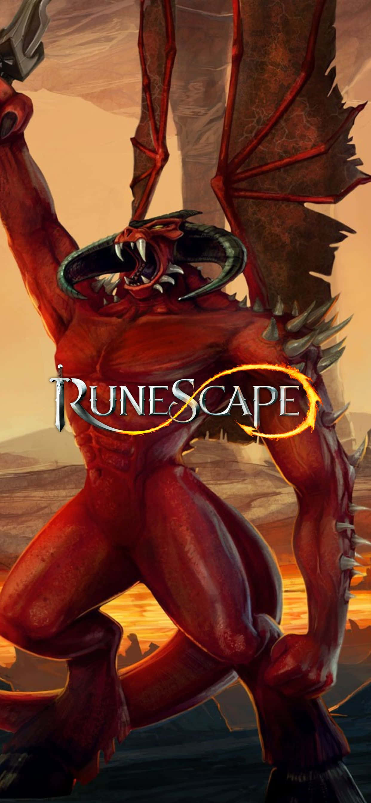 iPhone Xs Max ile Runescape Dünyasını Keşfedin Duvar Kağıdı