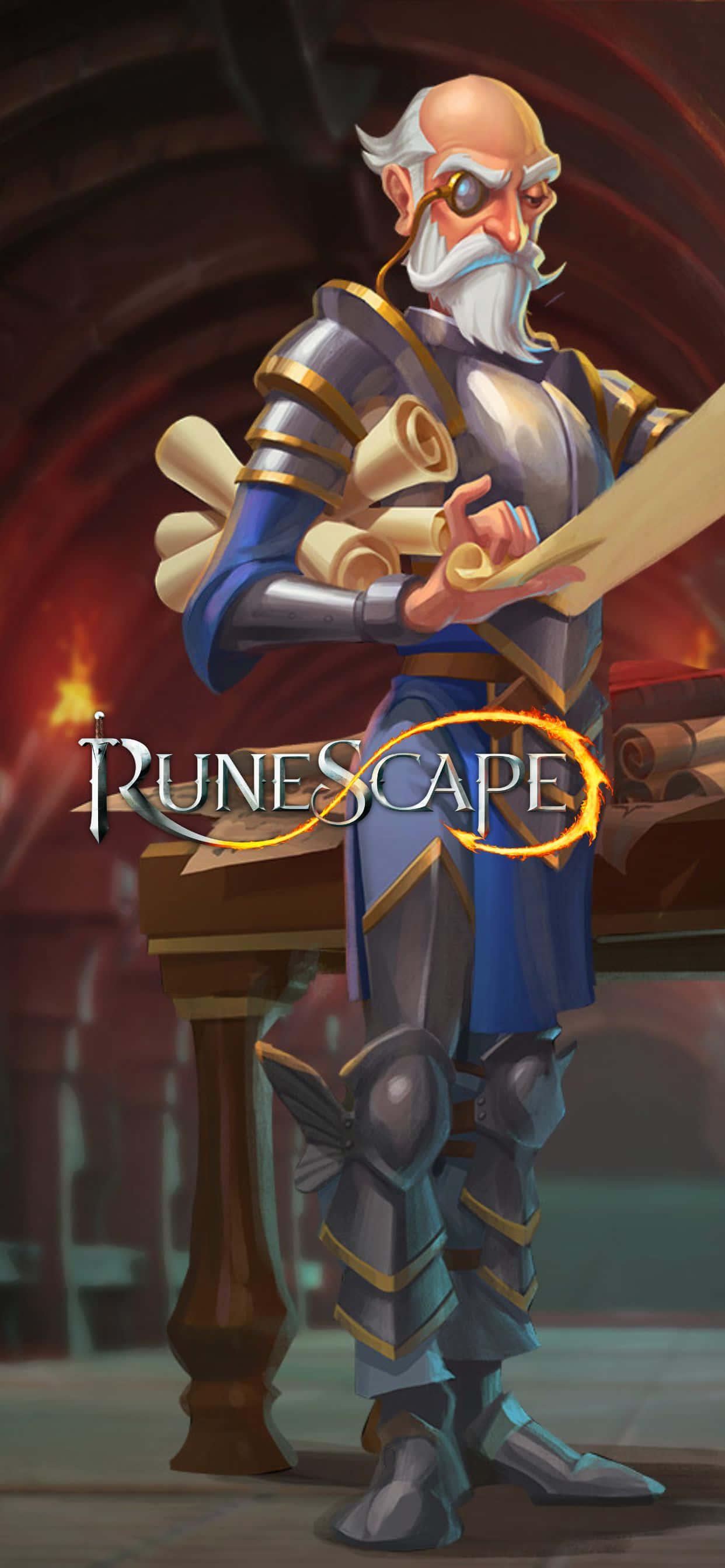 iPhone Xs Max ile Runescape Dünyasını Keşfedin Duvar Kağıdı