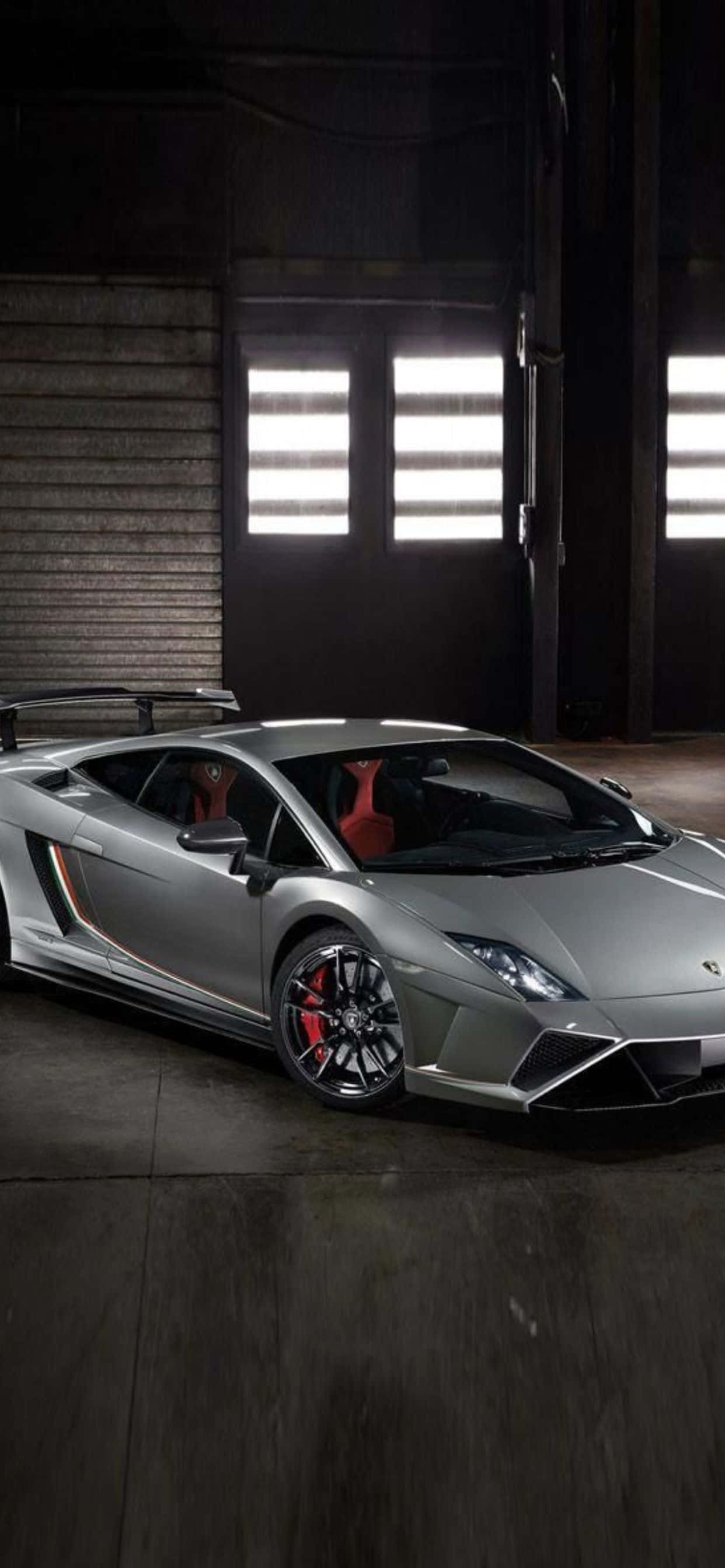 iPhone XS Max Lamborghini Gallardo LP 570 Arka Planı Duvar Kağıdı