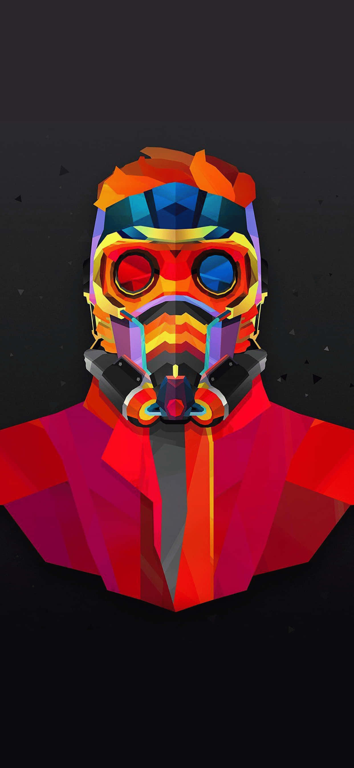 iPhone XS Max Marvel Guardians Star Lord Arka Planı Duvar Kağıdı